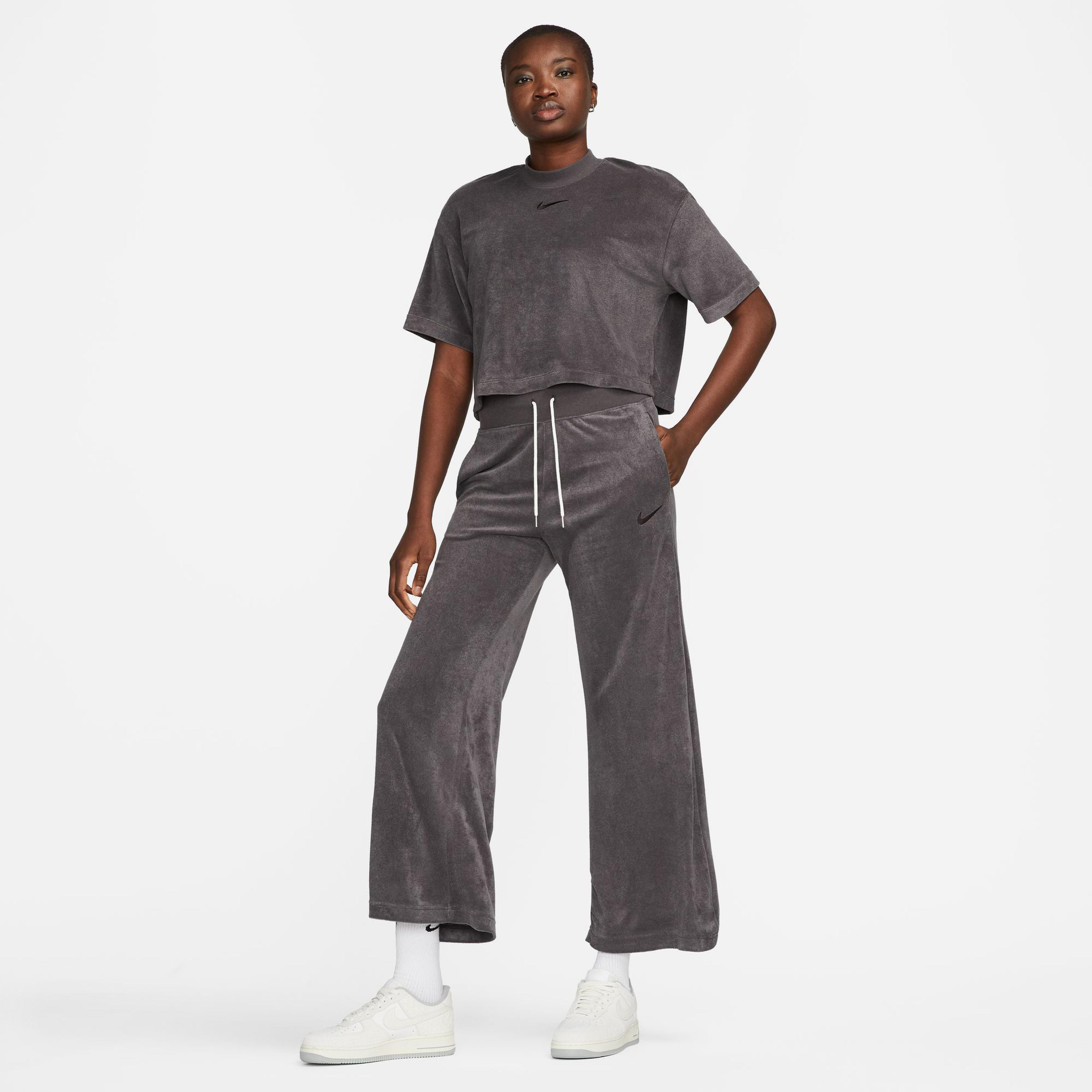 Nike Sportswear Phoenix Fleece Kadın Gri Eşofman Altı