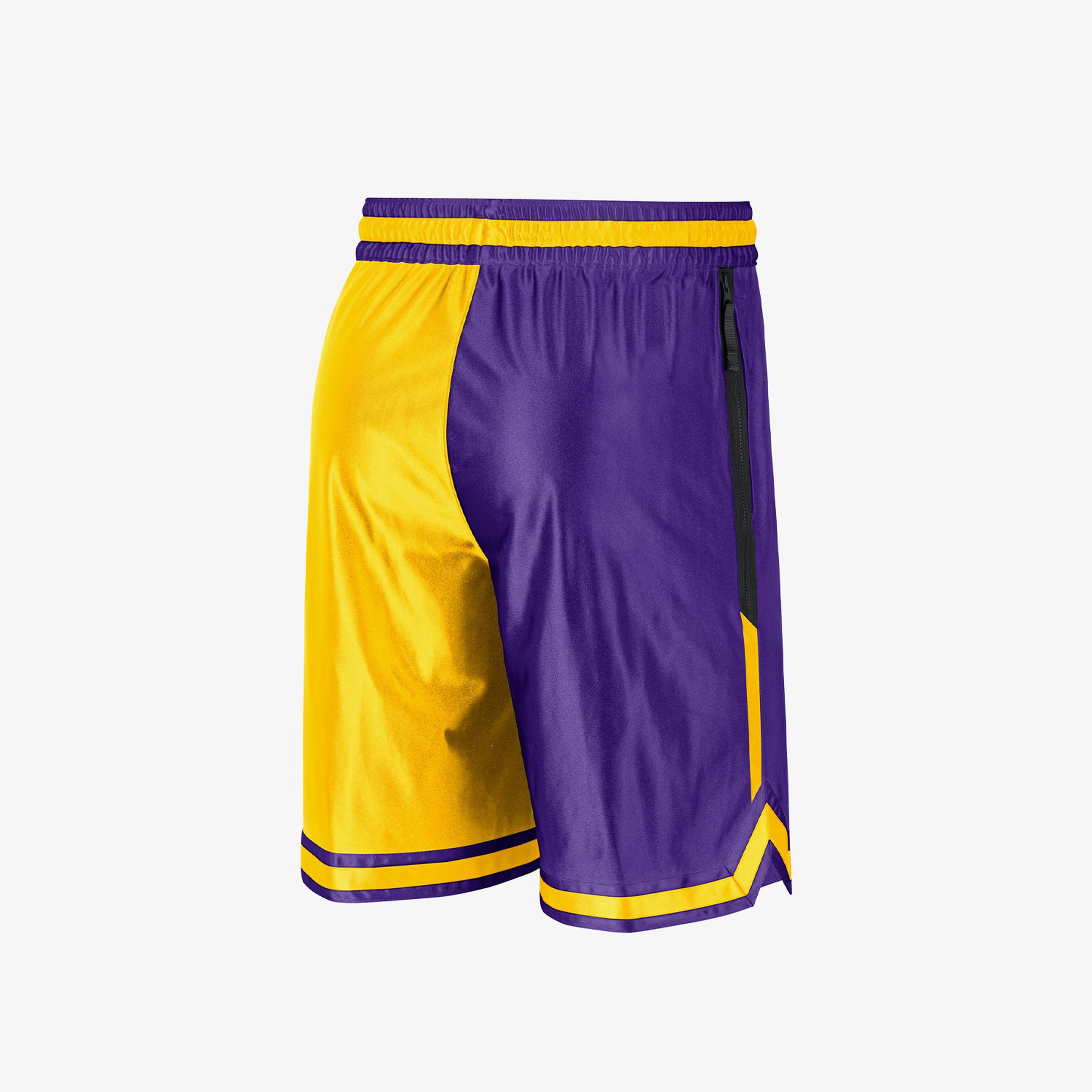 Nike Los Angeles Lakers Courtside Dri-FIT NBA Erkek Sarı/Mor Şort