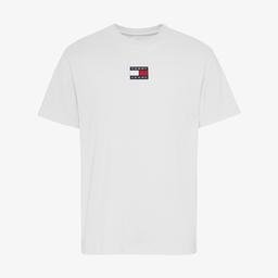 Tommy Hilfiger Badge Erkek Beyaz T-Shirt