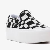 Vans Ua Classic Slip-On Stackform Platform Kadın Siyah/Beyaz Sneaker