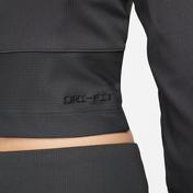 Nike Sportswear Top Rib Kadın Gri T-Shirt