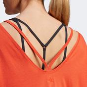 adidas Yoga Studio Oversized  Kadın Kırmızı T-Shirt