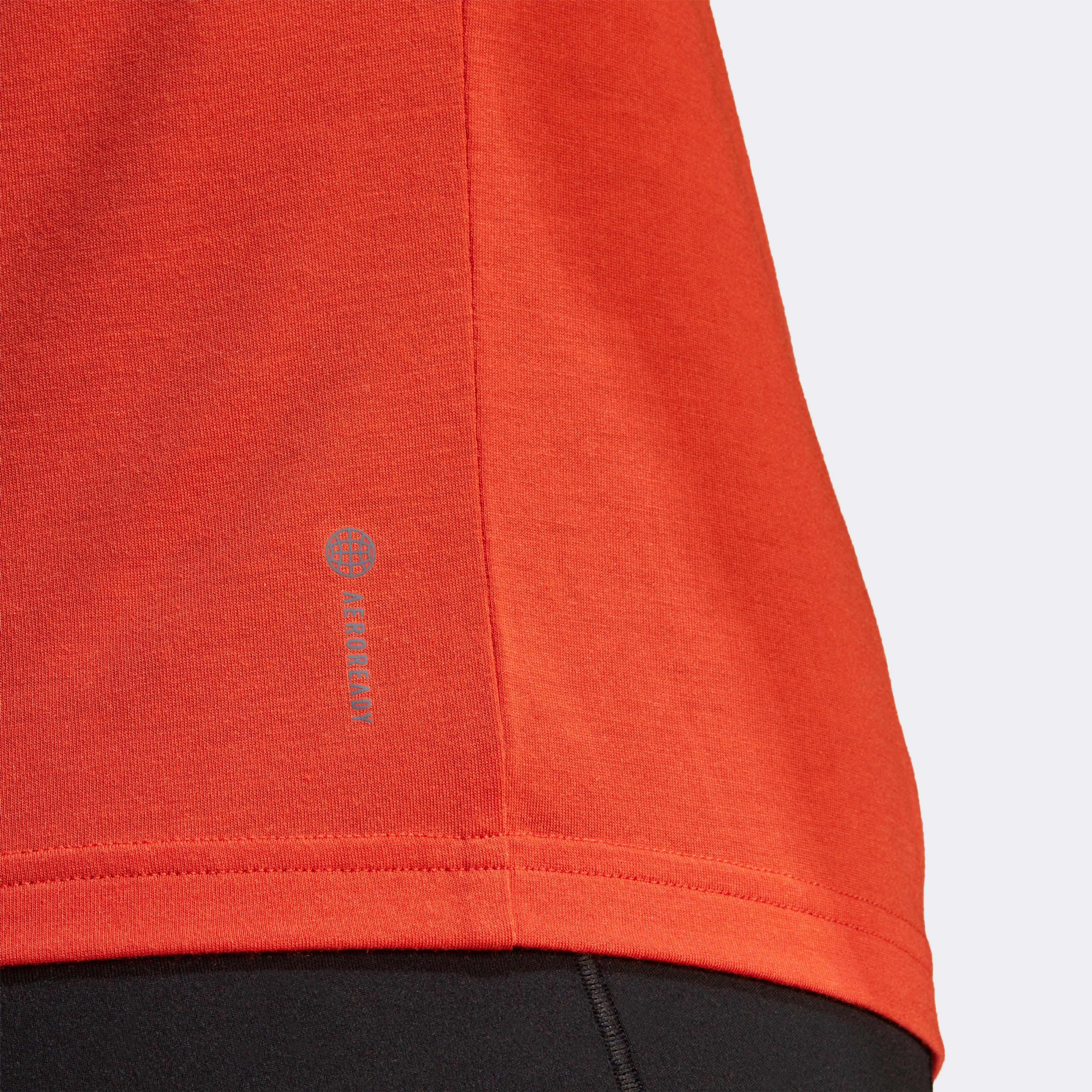 adidas Yoga Studio Oversized  Kadın Kırmızı T-Shirt