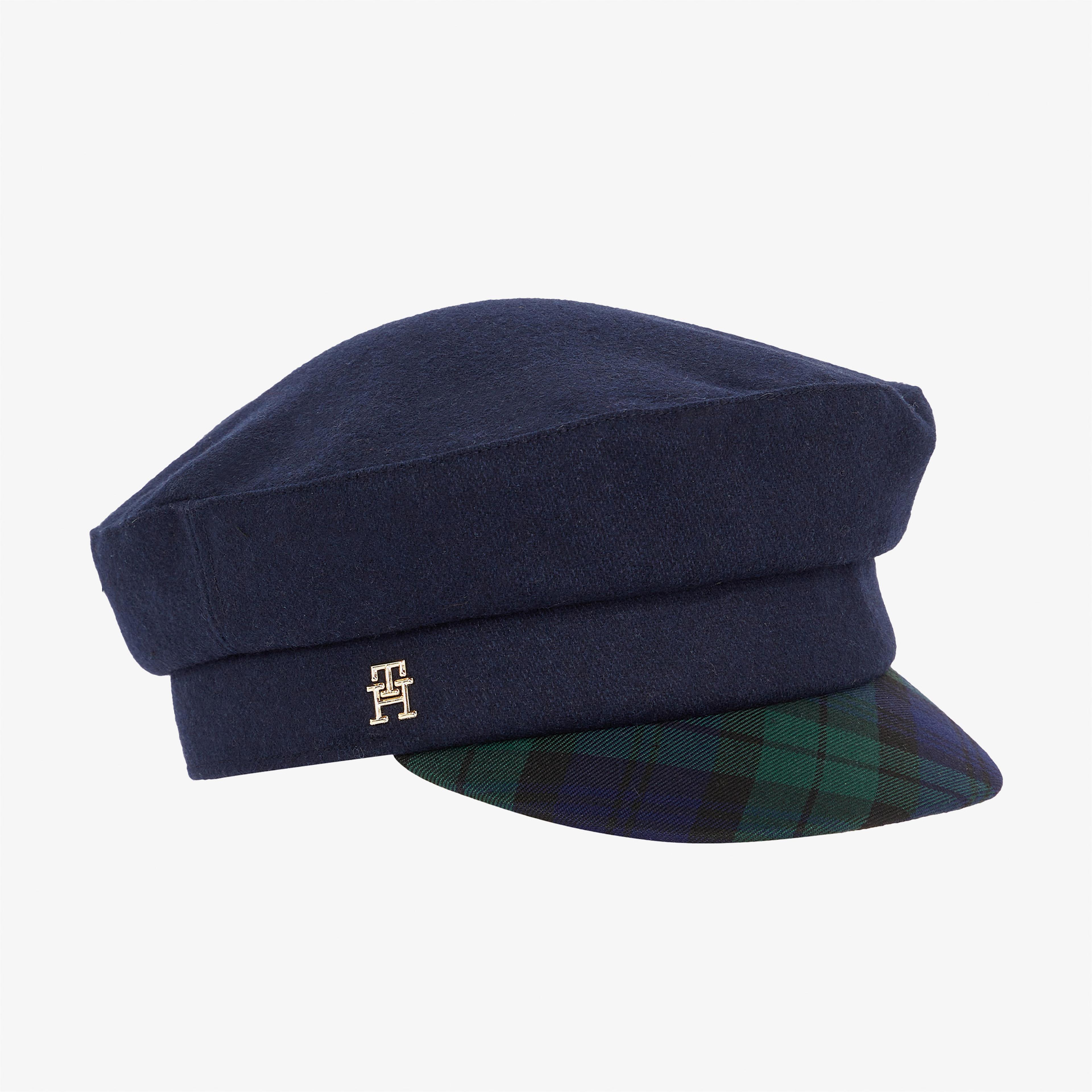 Tommy Hilfiger Baker Boy Hat Bw Kadın Mavi Şapka