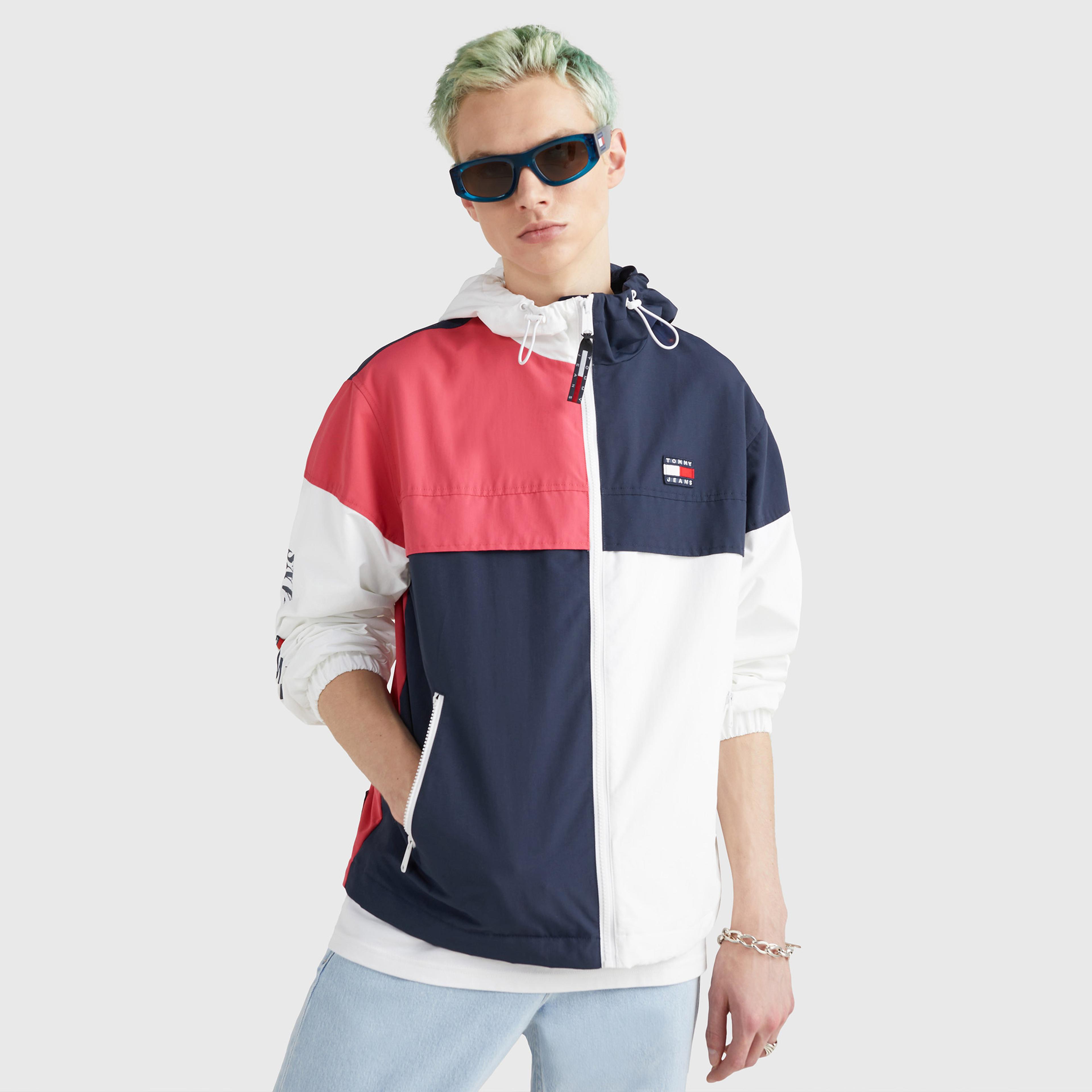 Tommy Jeans Archive Relaxed Fit Chicago Erkek Mavi Mont