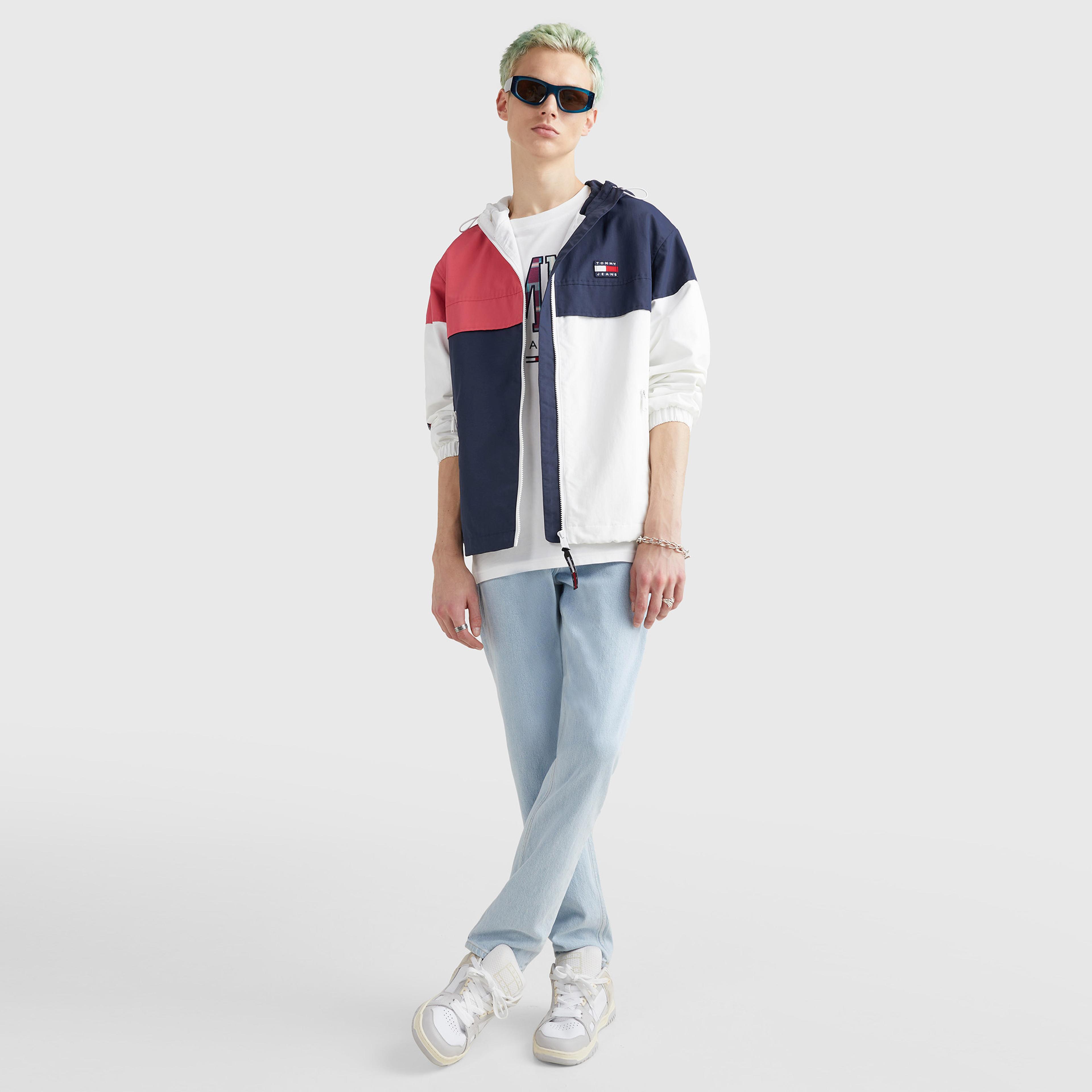 Tommy Jeans Archive Relaxed Fit Chicago Erkek Mavi Mont