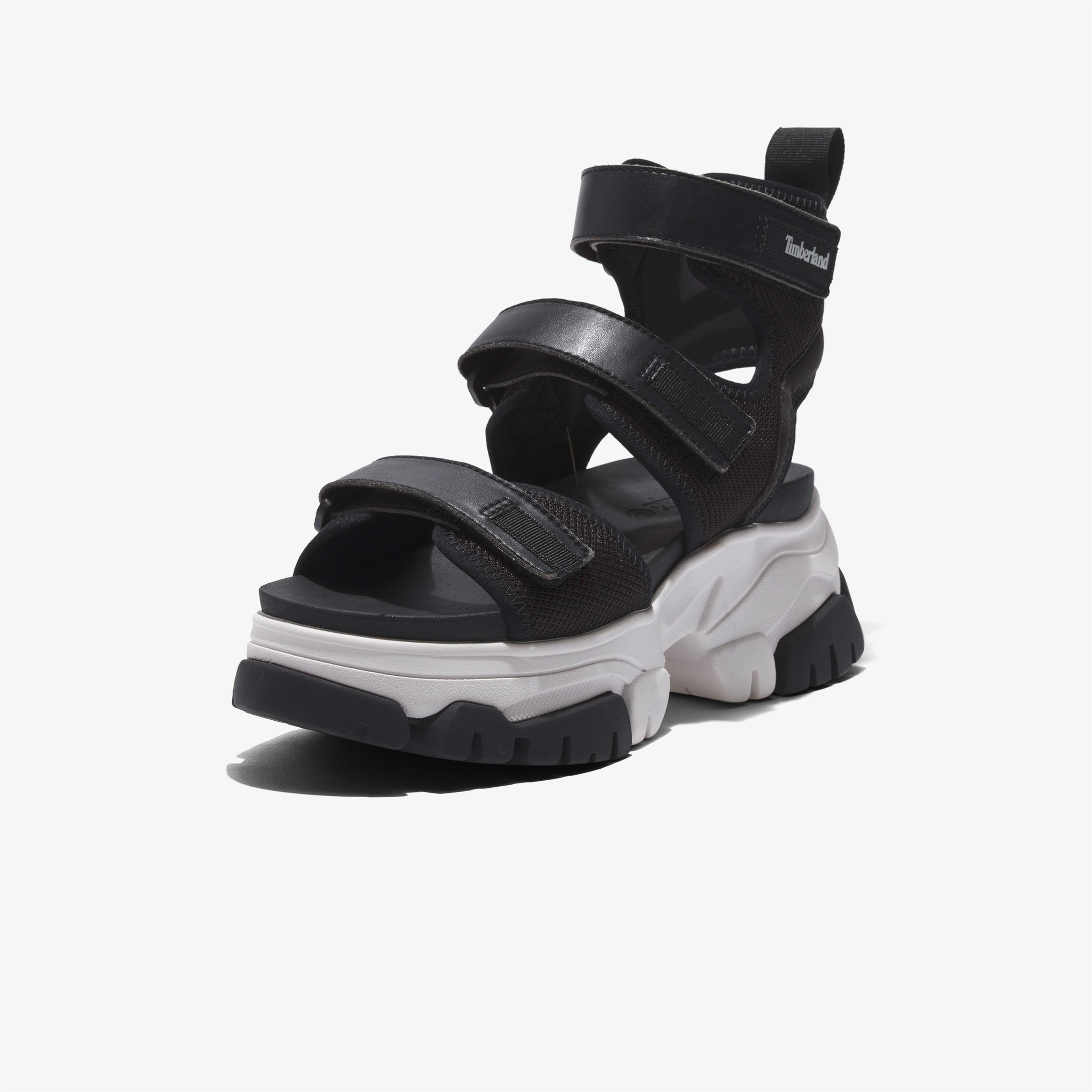 Timberland Adley Way 3 Strap Kadın Siyah Sandalet