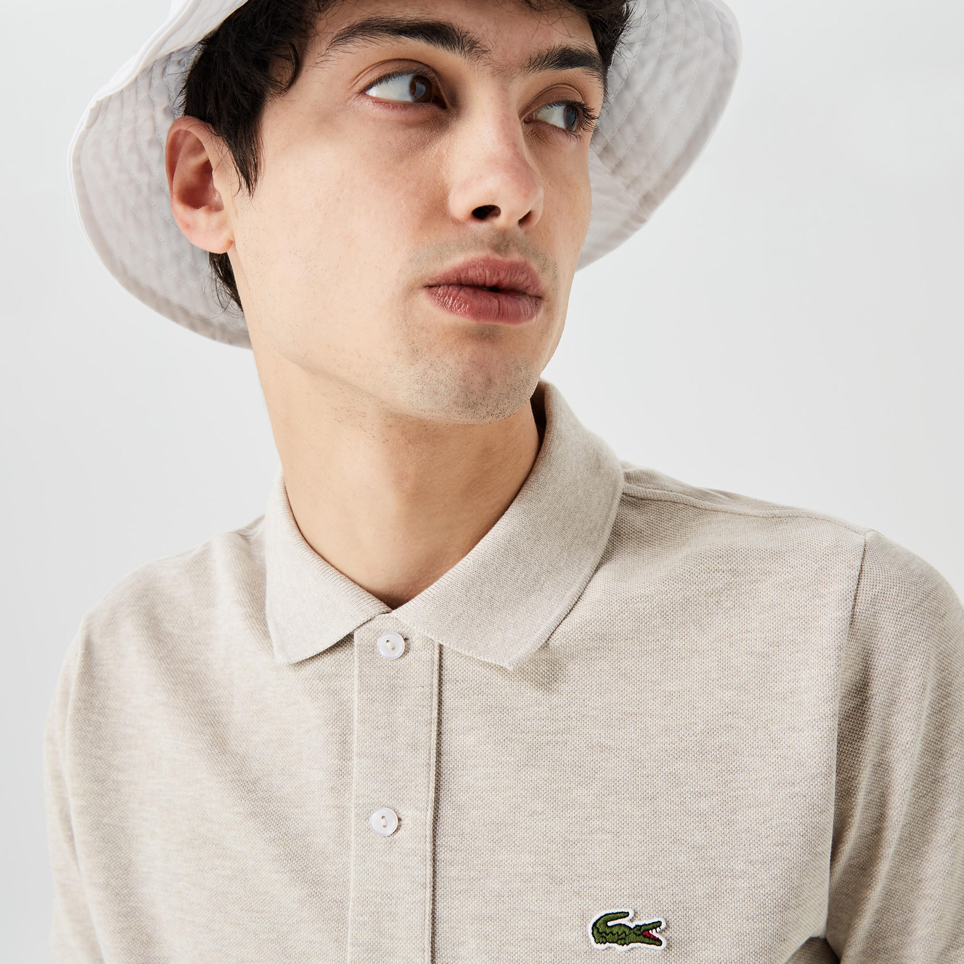 Lacoste Erkek Slim Fit L.12.12 Bej Polo