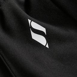 Skechers Soft Touch Shinny Logo Wide Leg Kadın Siyah Eşofman Altı