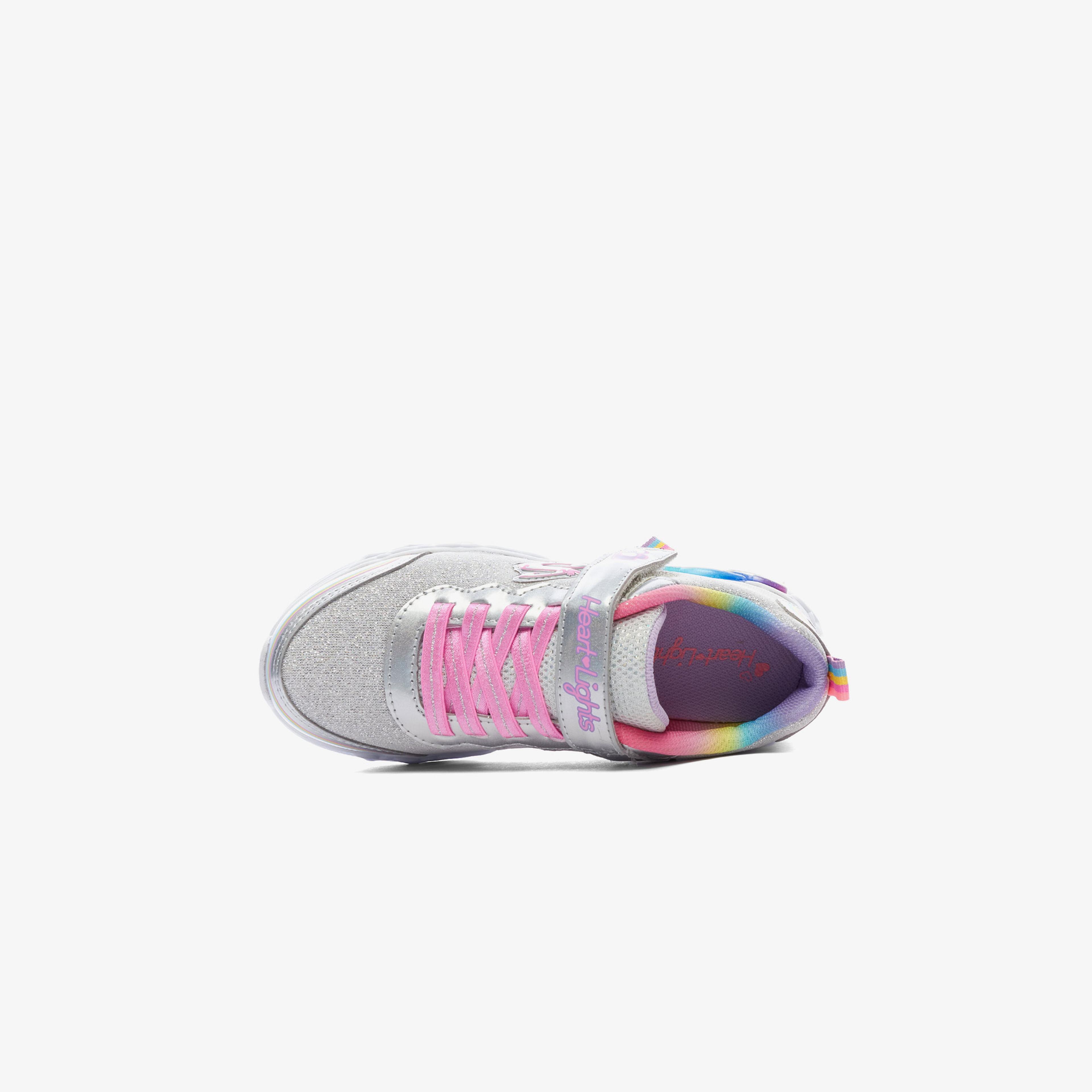 Skechers İnfinite Heart Lights Çocuk Gri Spor Ayakkabı