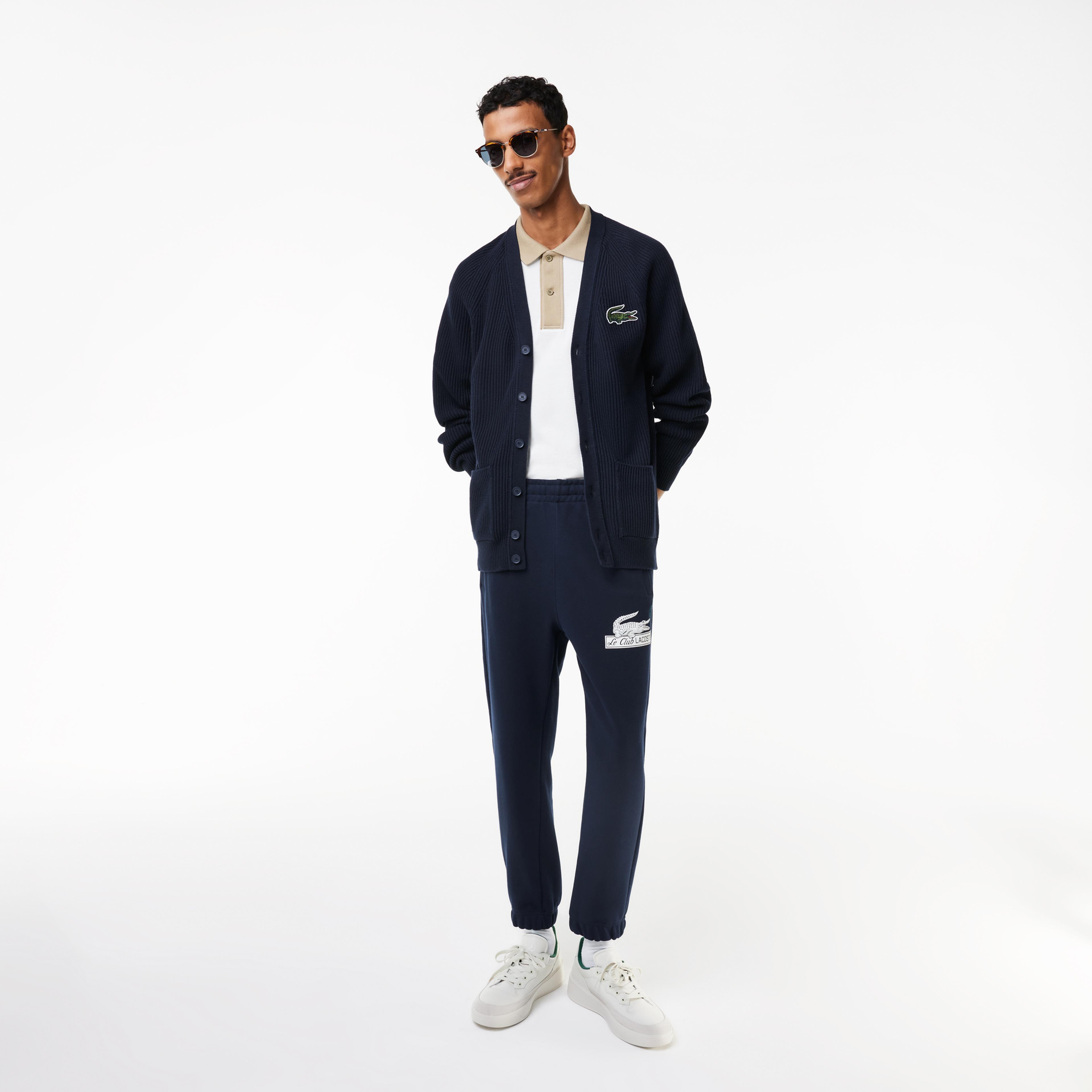Lacoste Neo Heritage Erkek Regular Fit Organik Pamuk Lacivert Eşofman Altı