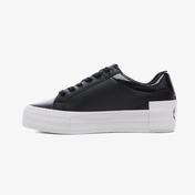 Calvin Klein Jeans Vulc Flatform Bold Leather-Glossy Kadın Siyah Sneaker