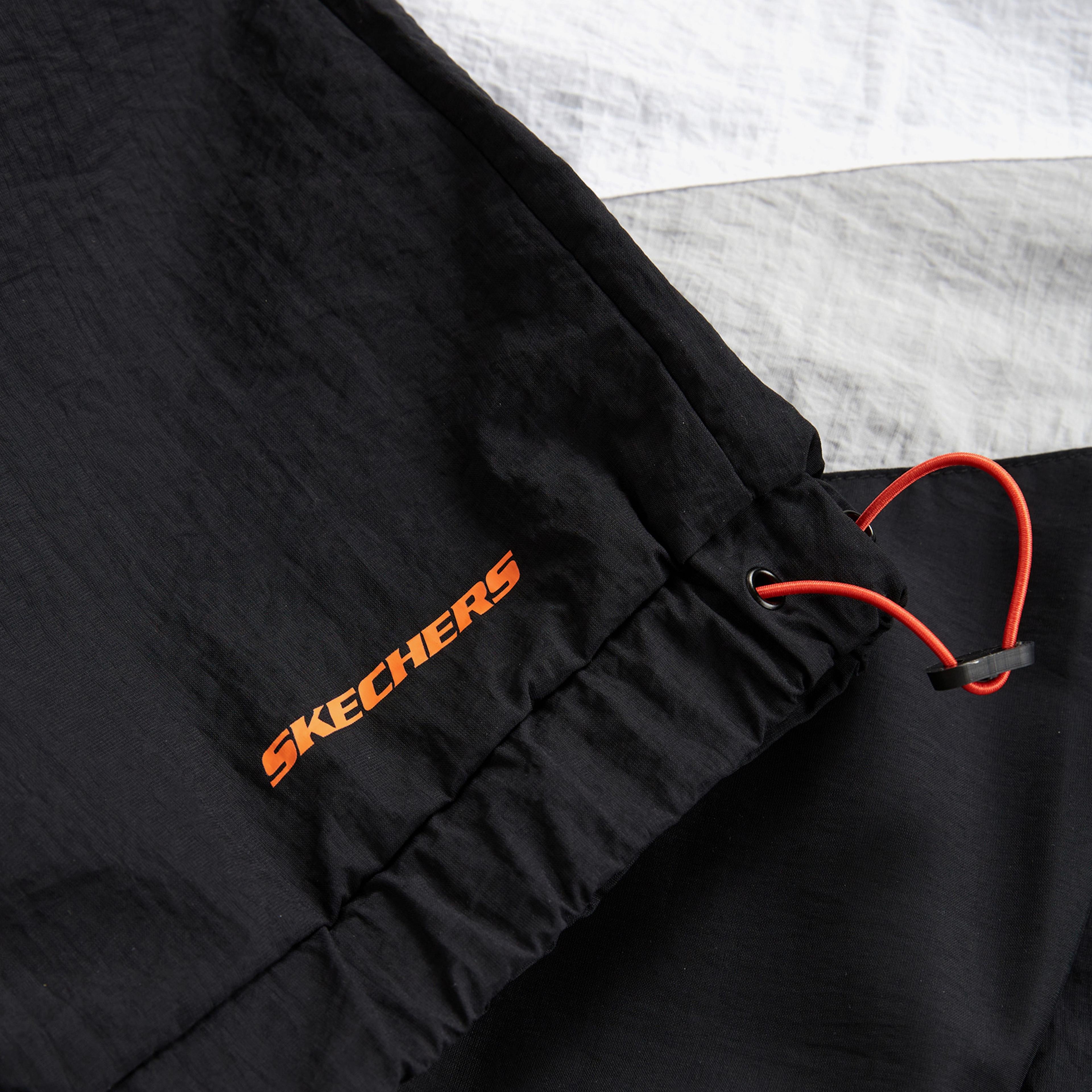 Skechers Micro Collection Color Block Bomber Kadın Siyah Ceket