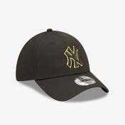 New Era New York Yankees Team Outline Unisex Siyah Şapka