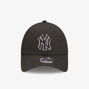 New Era New York Yankees Team Outline Unisex Siyah Şapka