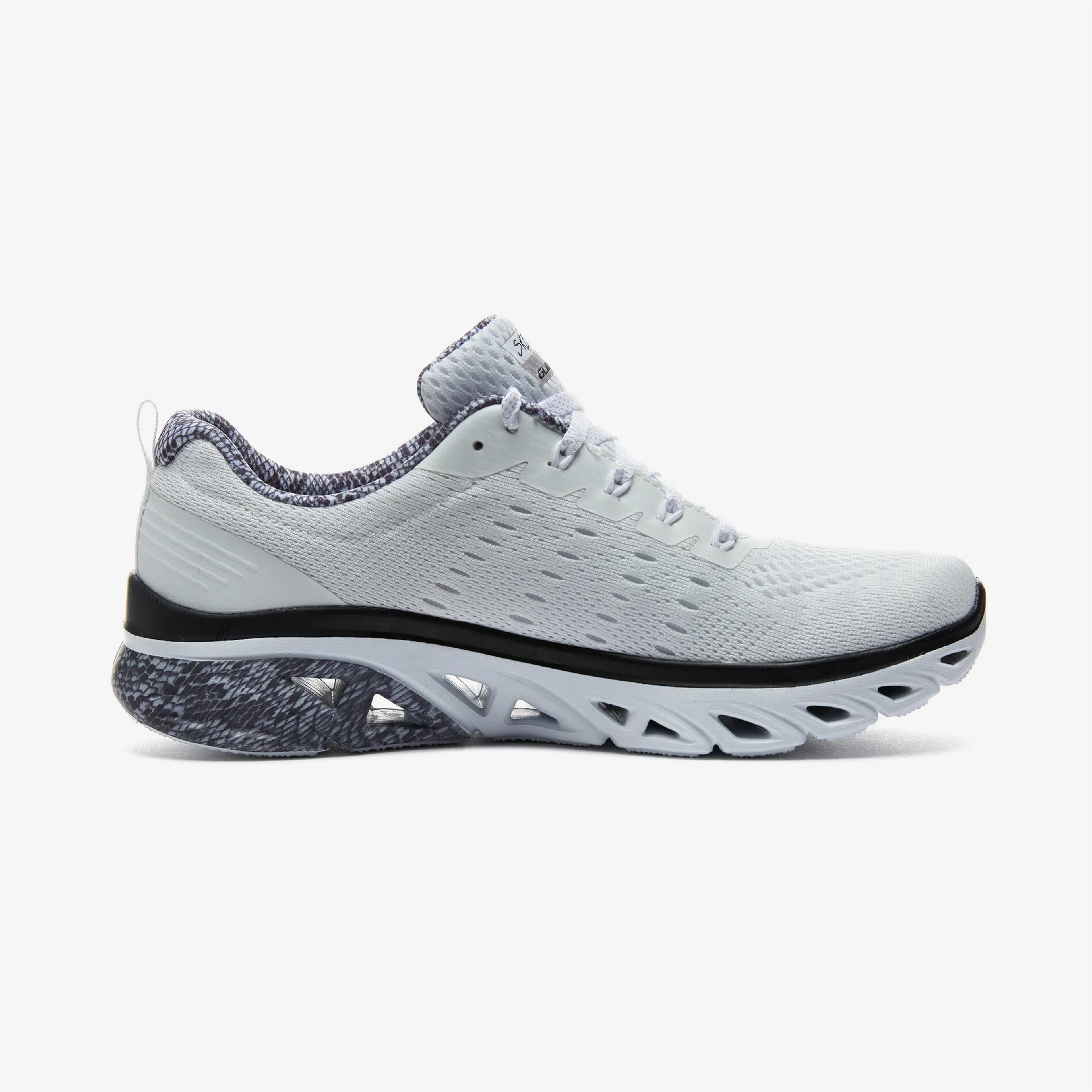 Skechers Glide-Step Sport-Stay Wild Kadın Gri Spor Ayakkabı
