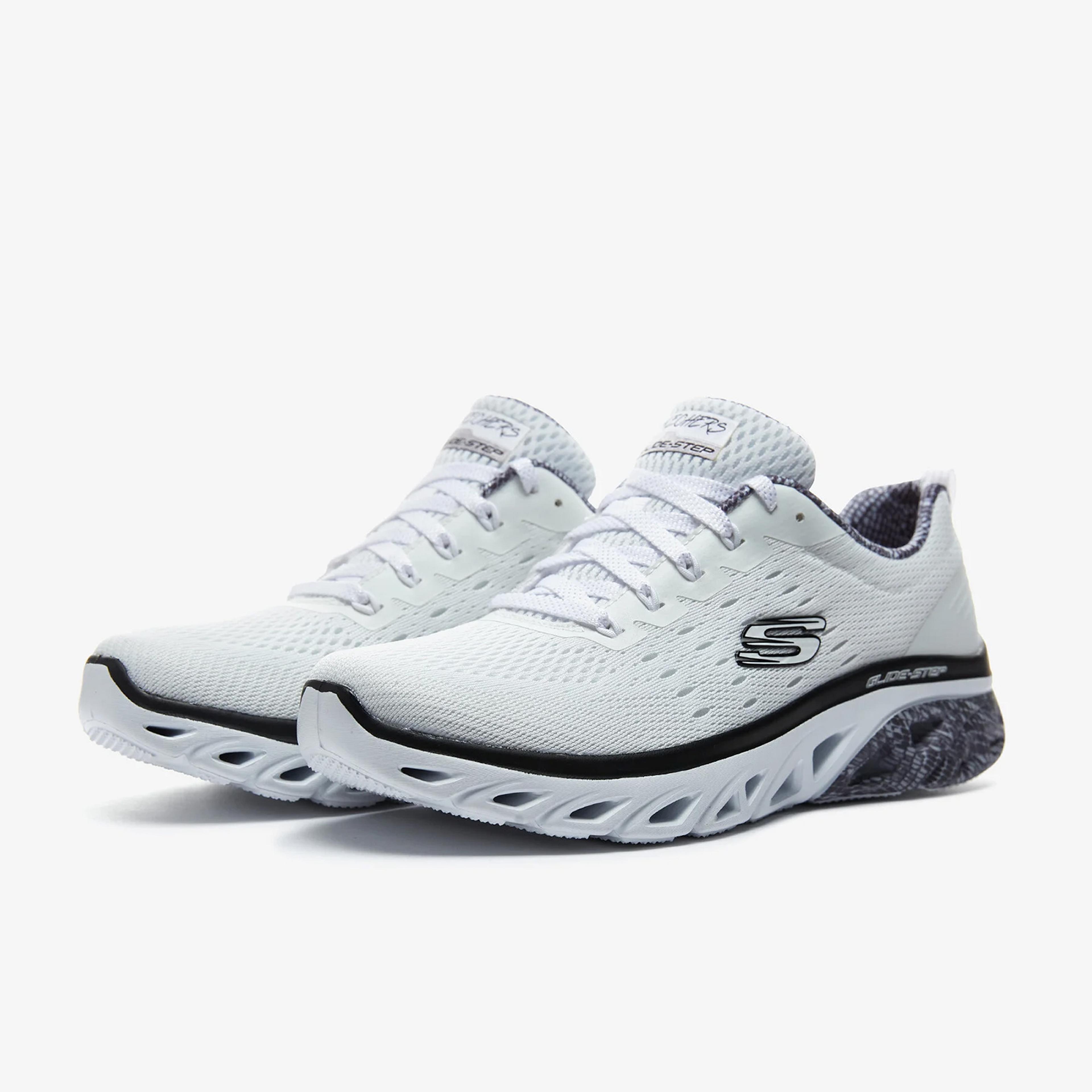 Skechers Glide-Step Sport-Stay Wild Kadın Gri Spor Ayakkabı