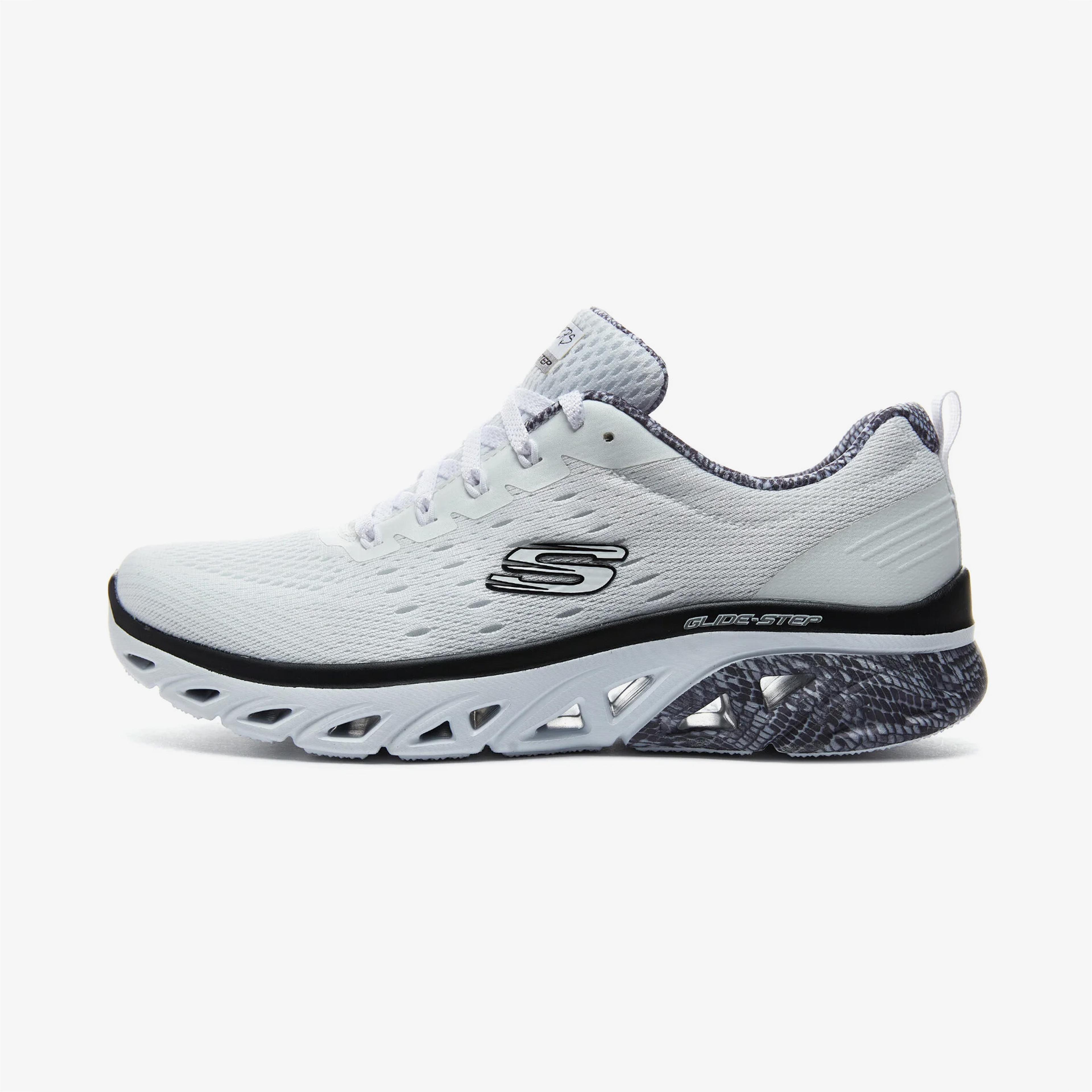 Skechers Glide-Step Sport-Stay Wild Kadın Gri Spor Ayakkabı