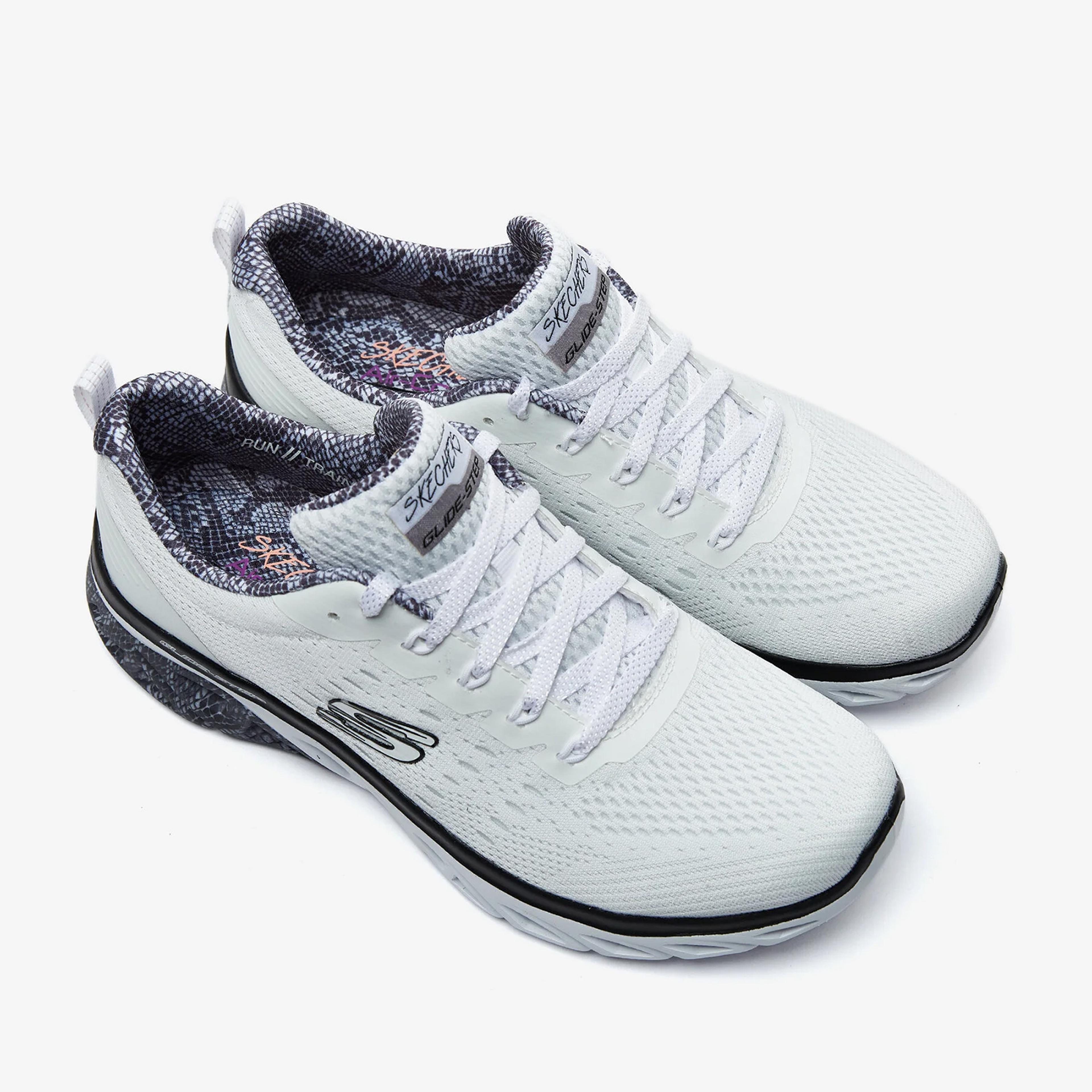 Skechers Glide-Step Sport-Stay Wild Kadın Gri Spor Ayakkabı