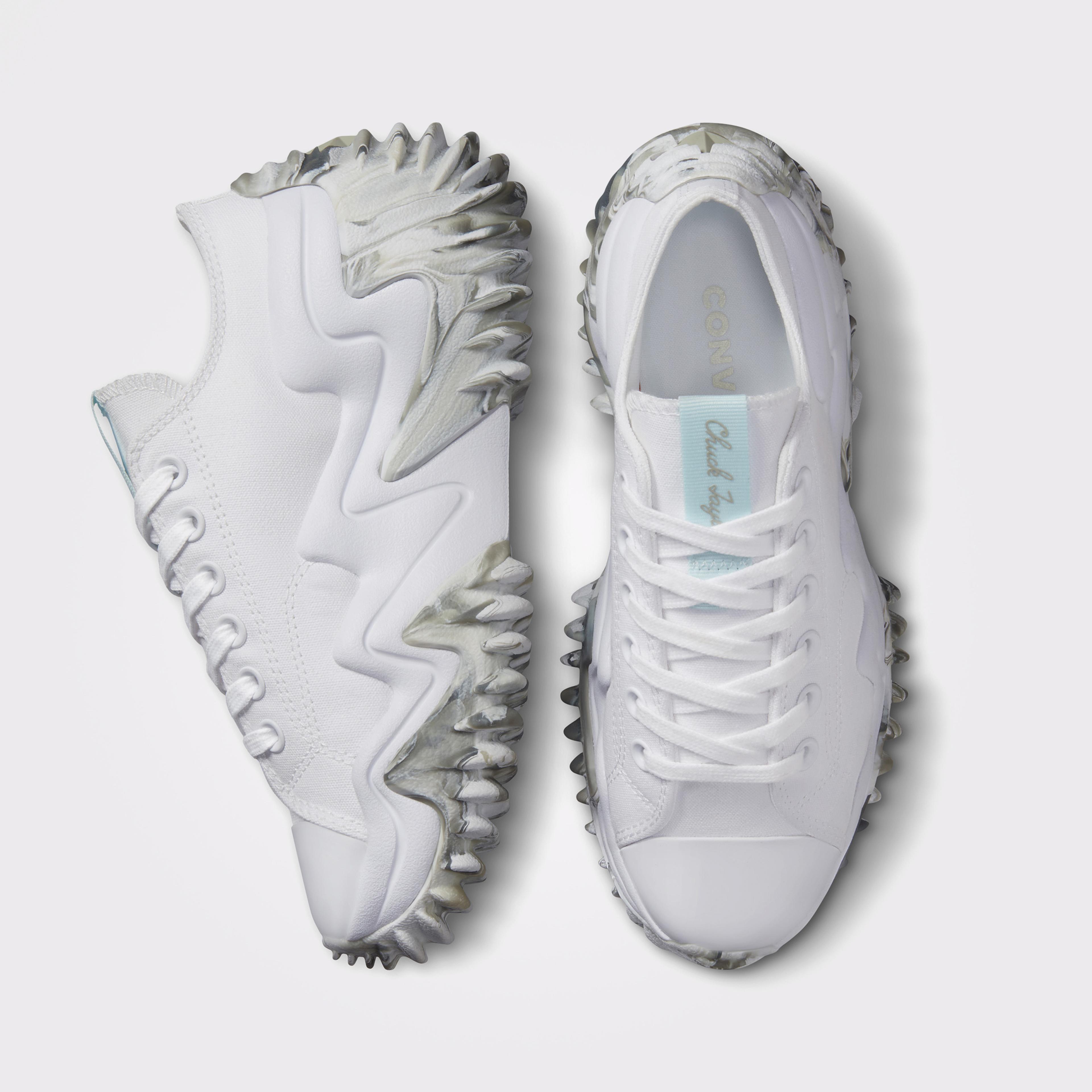 Converse Run Star Motion Cx Platform Marbled Kadın Beyaz Sneaker