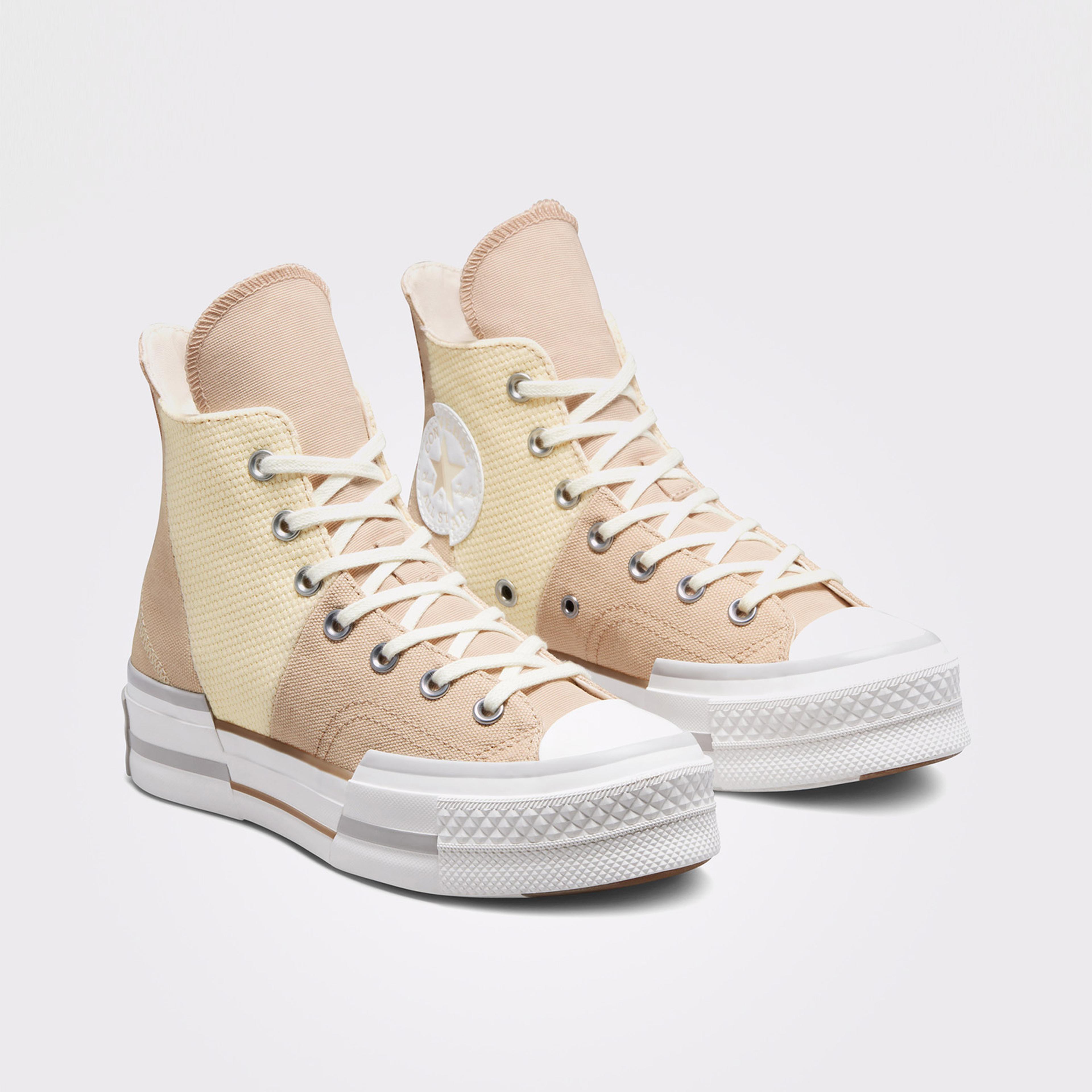 Converse Chuck 70 Plus Summer Utility Kadın Krem Sneaker