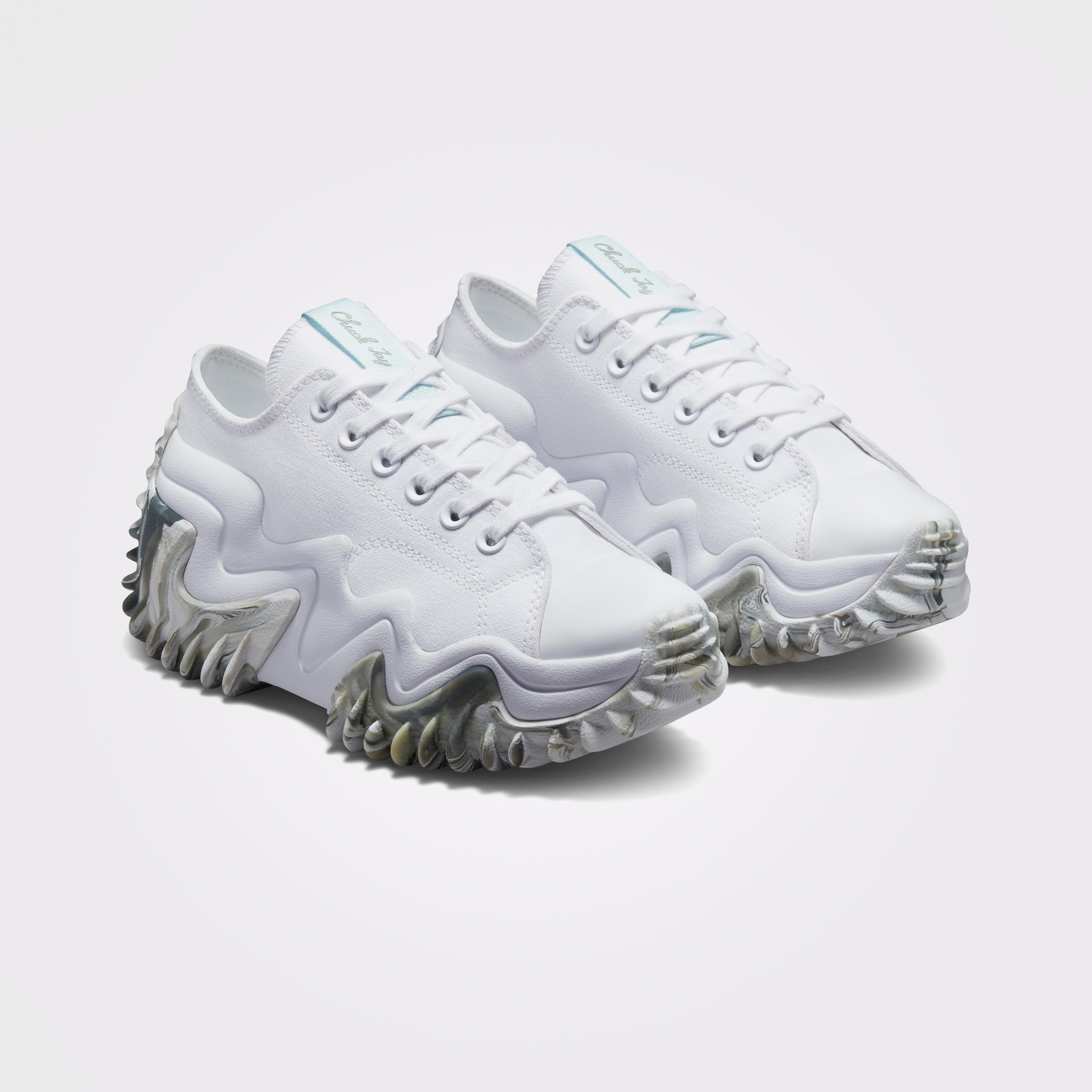 Converse Run Star Motion Cx Platform Marbled Kadın Beyaz Sneaker