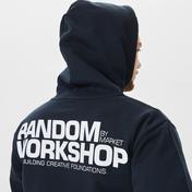 Market Workshop Bear Erkek Lacivert Hoodie