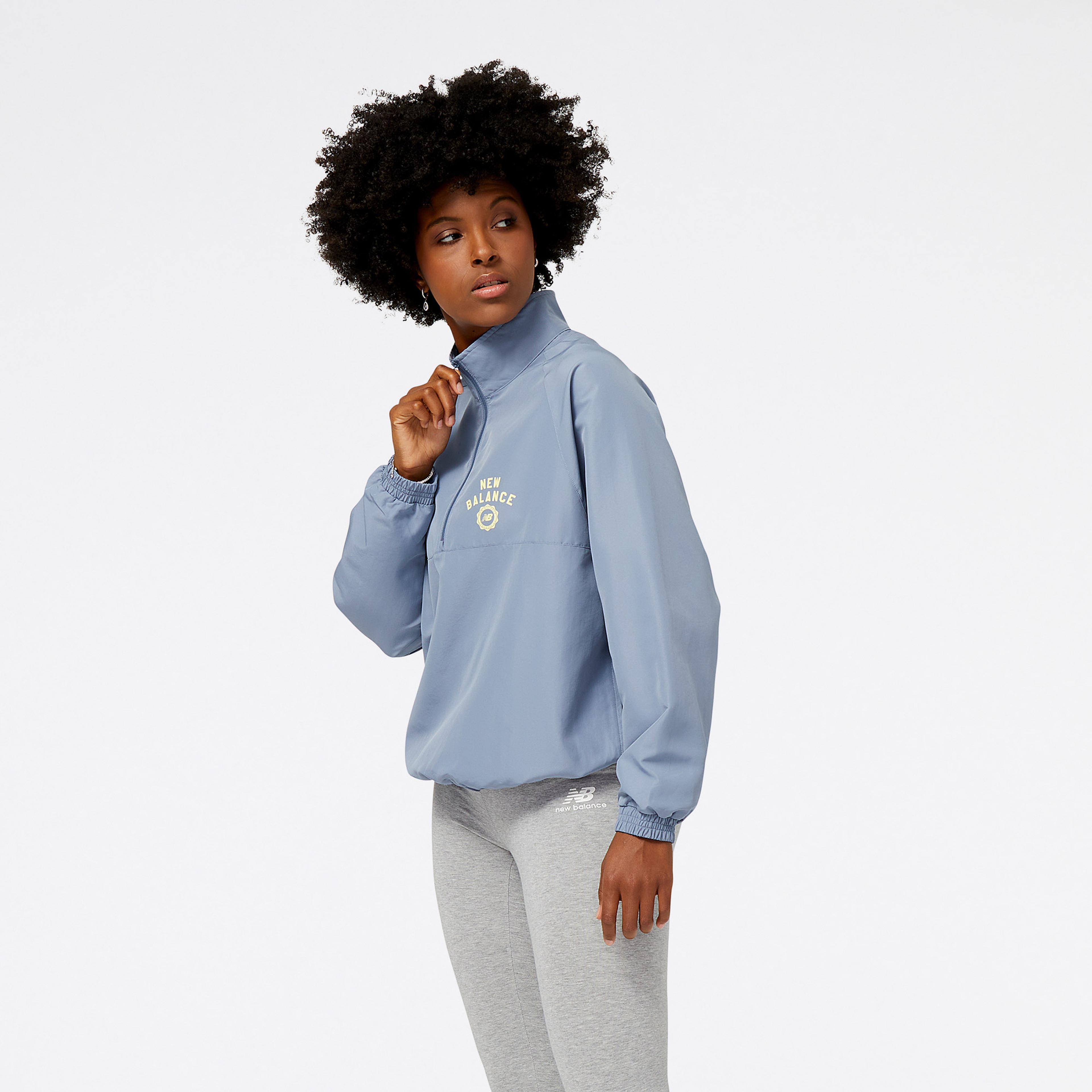 New Balance Sport Varsity Kadın Mavi Ceket