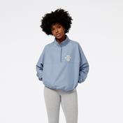 New Balance Sport Varsity Kadın Mavi Ceket