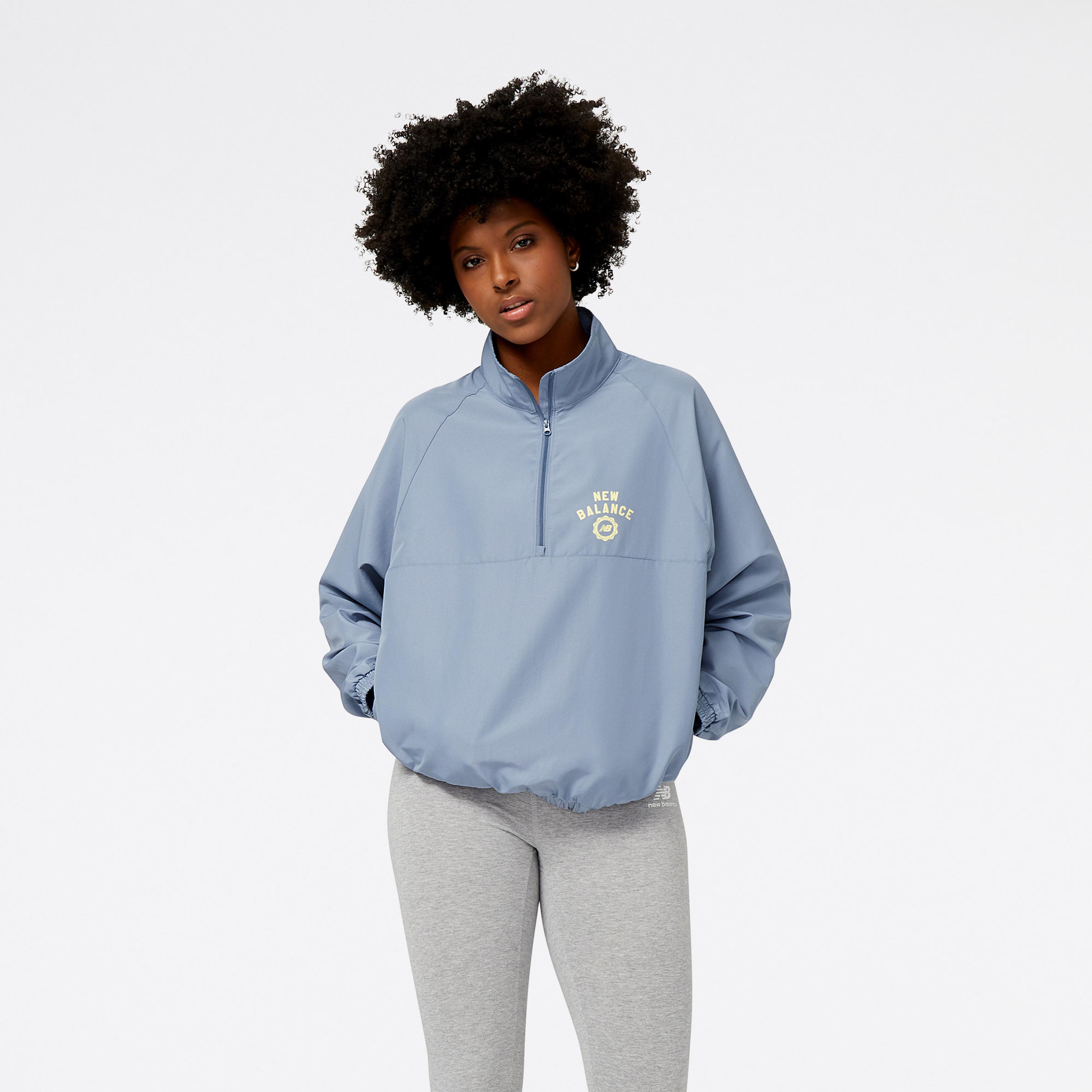 New Balance Sport Varsity Kadın Mavi Ceket