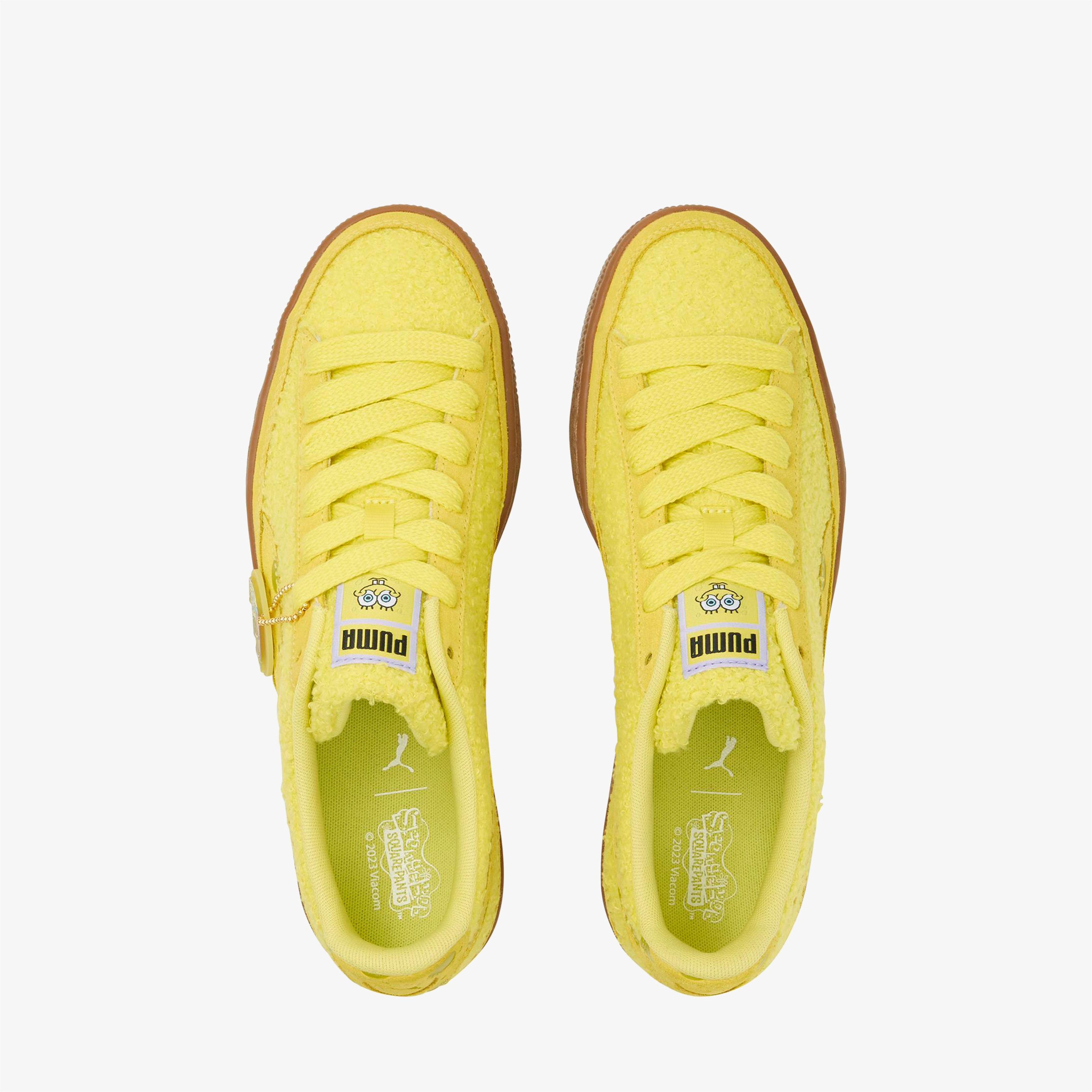 Puma x Spongebob Suede Kadın Sarı Spor Ayakkabı