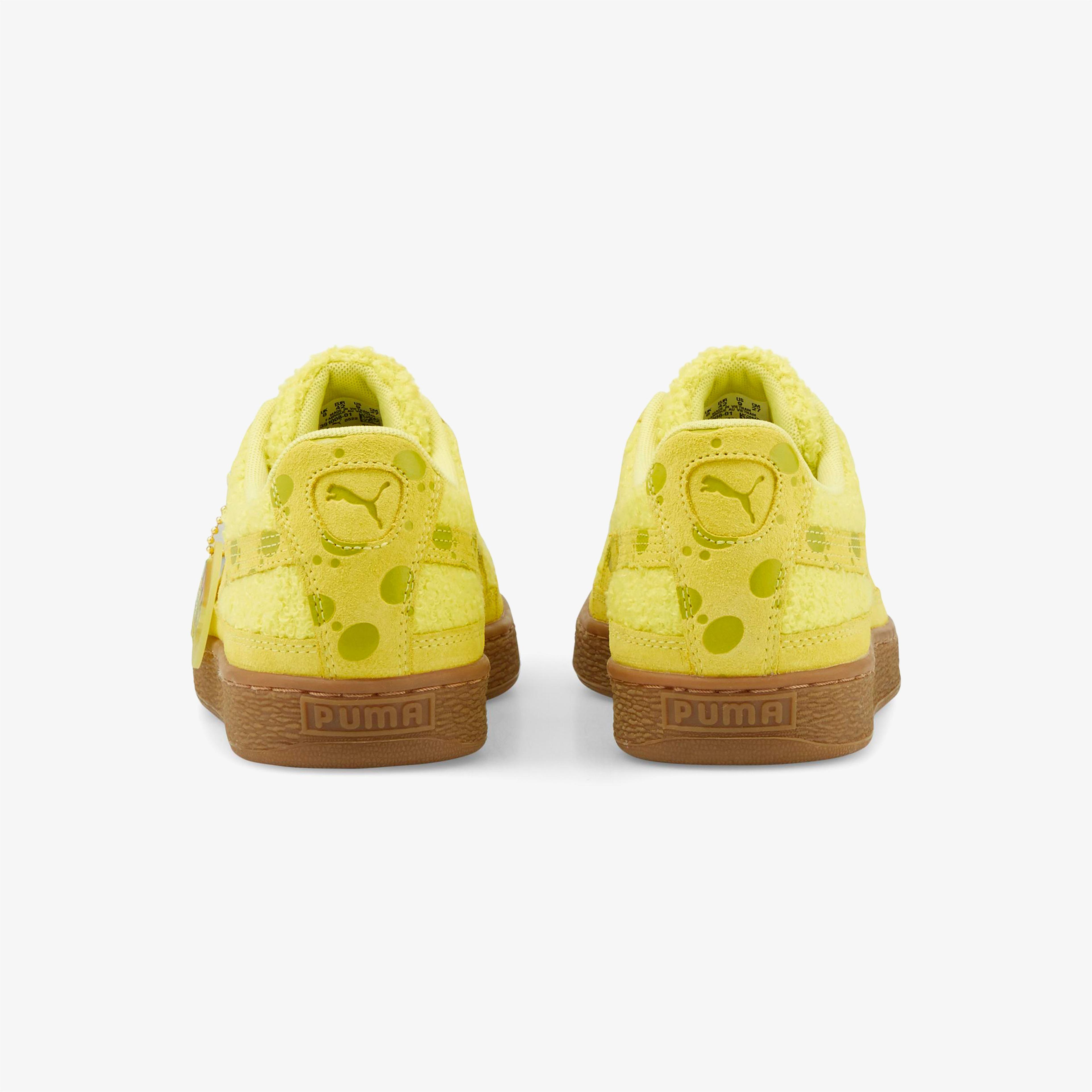 Puma x Spongebob Suede Kadın Sarı Spor Ayakkabı