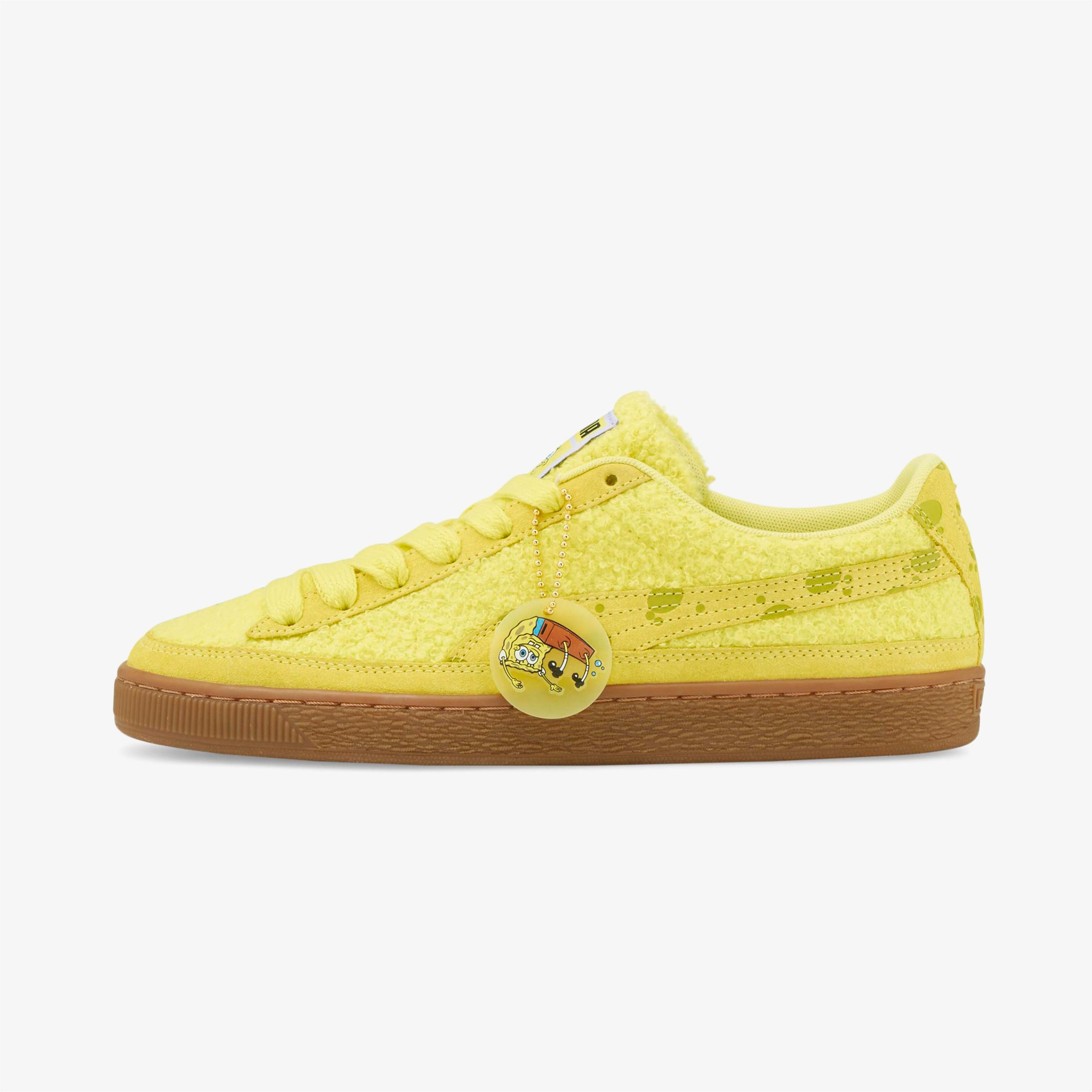 Puma x Spongebob Suede Kadın Sarı Spor Ayakkabı