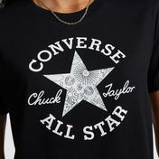 Converse Chuck Taylor Patch Kadın Siyah T-Shirt