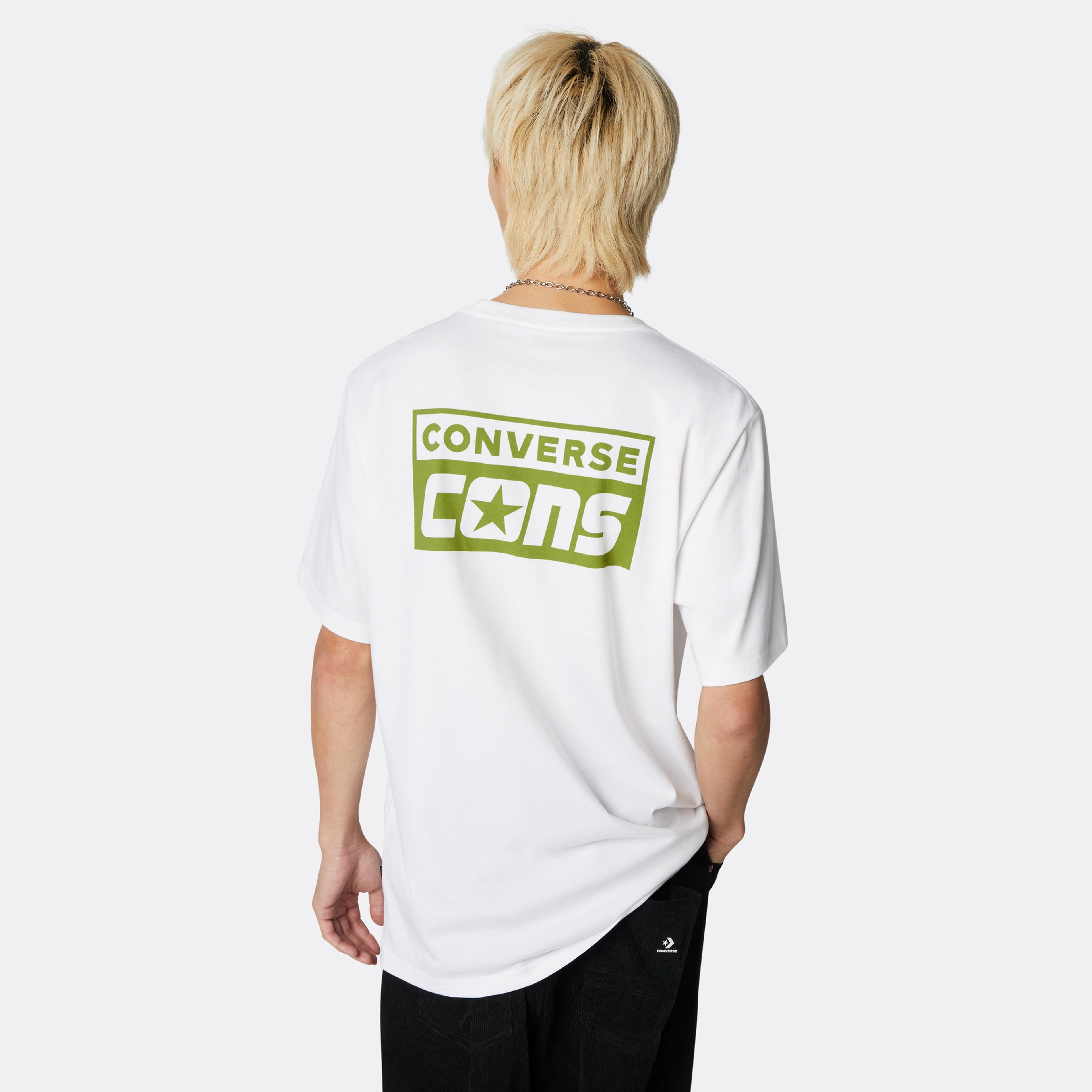 Converse Converse Cons Graphic Erkek Beyaz T-Shirt