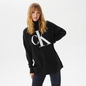 Calvin Klein Jeans Oversized Sweater Kadın Siyah Kazak