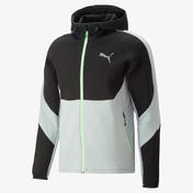 Puma Evostripe Full-Zip Erkek Siyah Sweatshirt