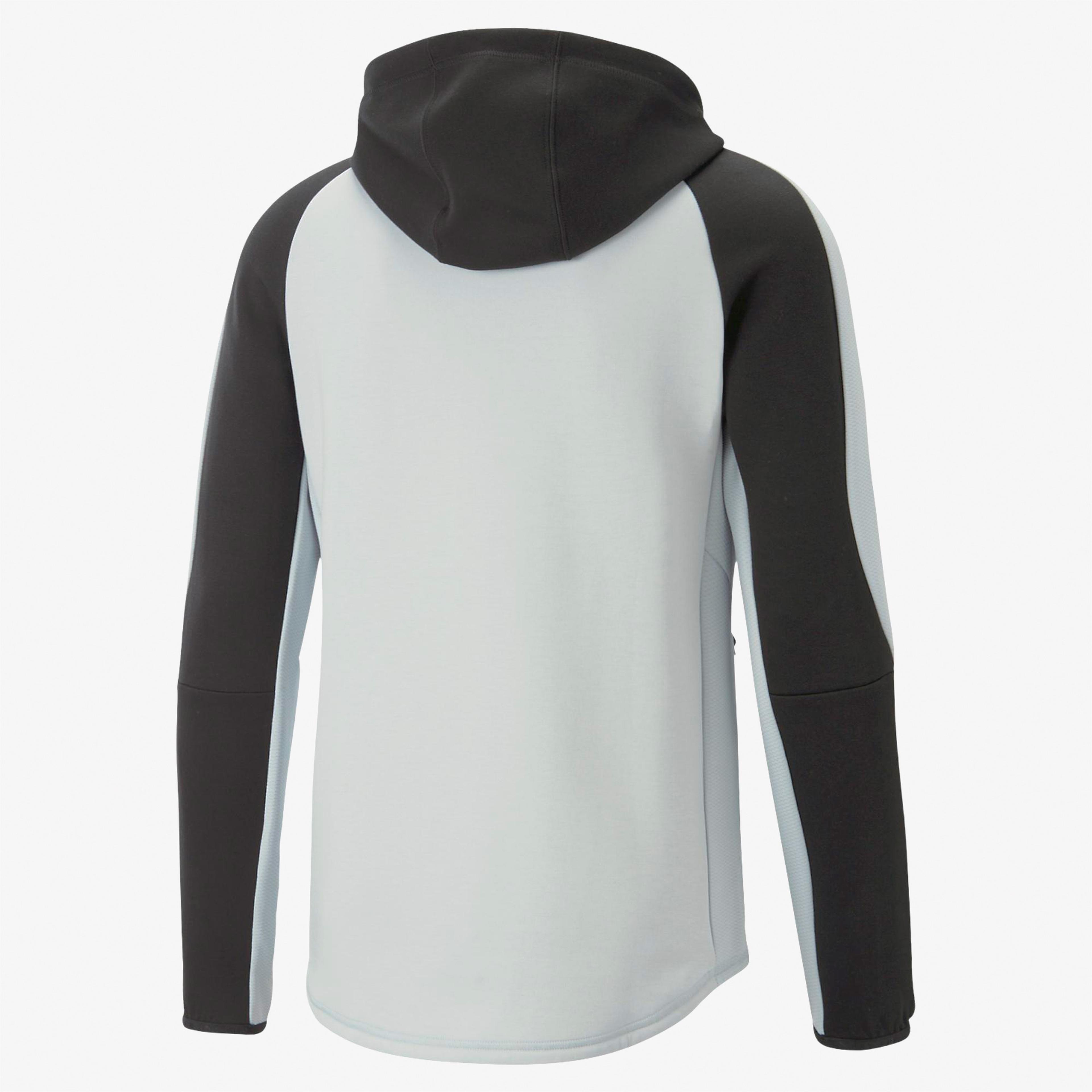 Puma Evostripe Full-Zip Erkek Siyah Sweatshirt