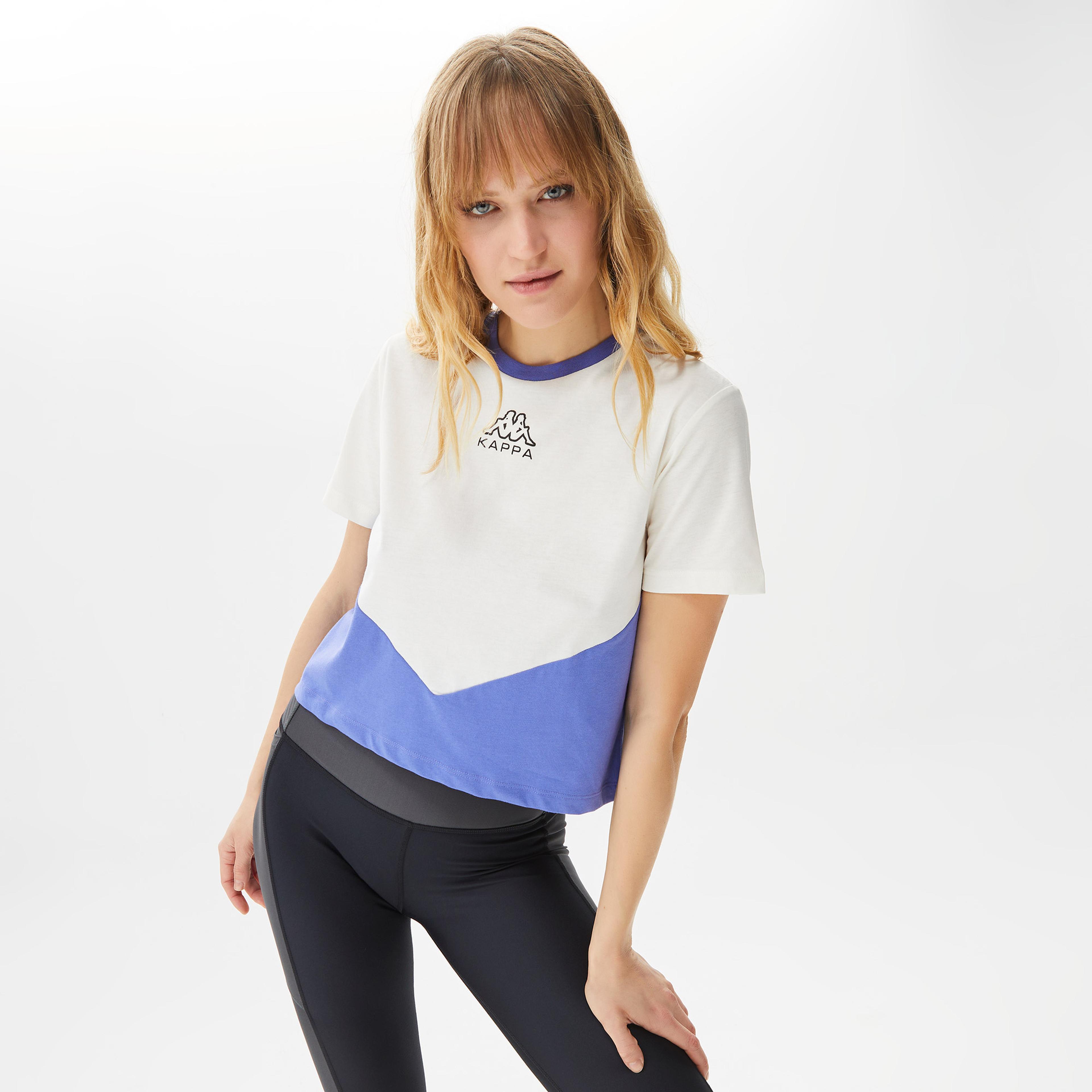 Kappa Logo Ece Kadın Beyaz Günlük T-Shirt