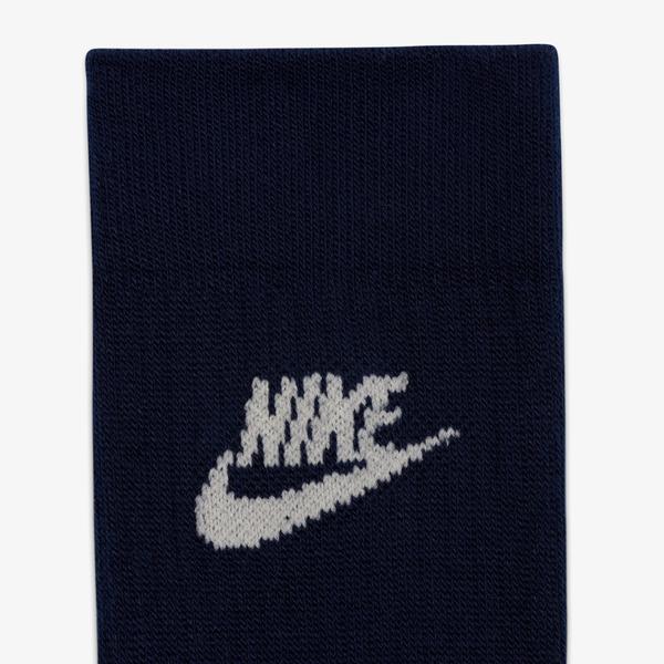 Nike Sportswear Everyday Essential Crew Unisex Lacivert/Beyaz/Gri 3'lü Çorap_3