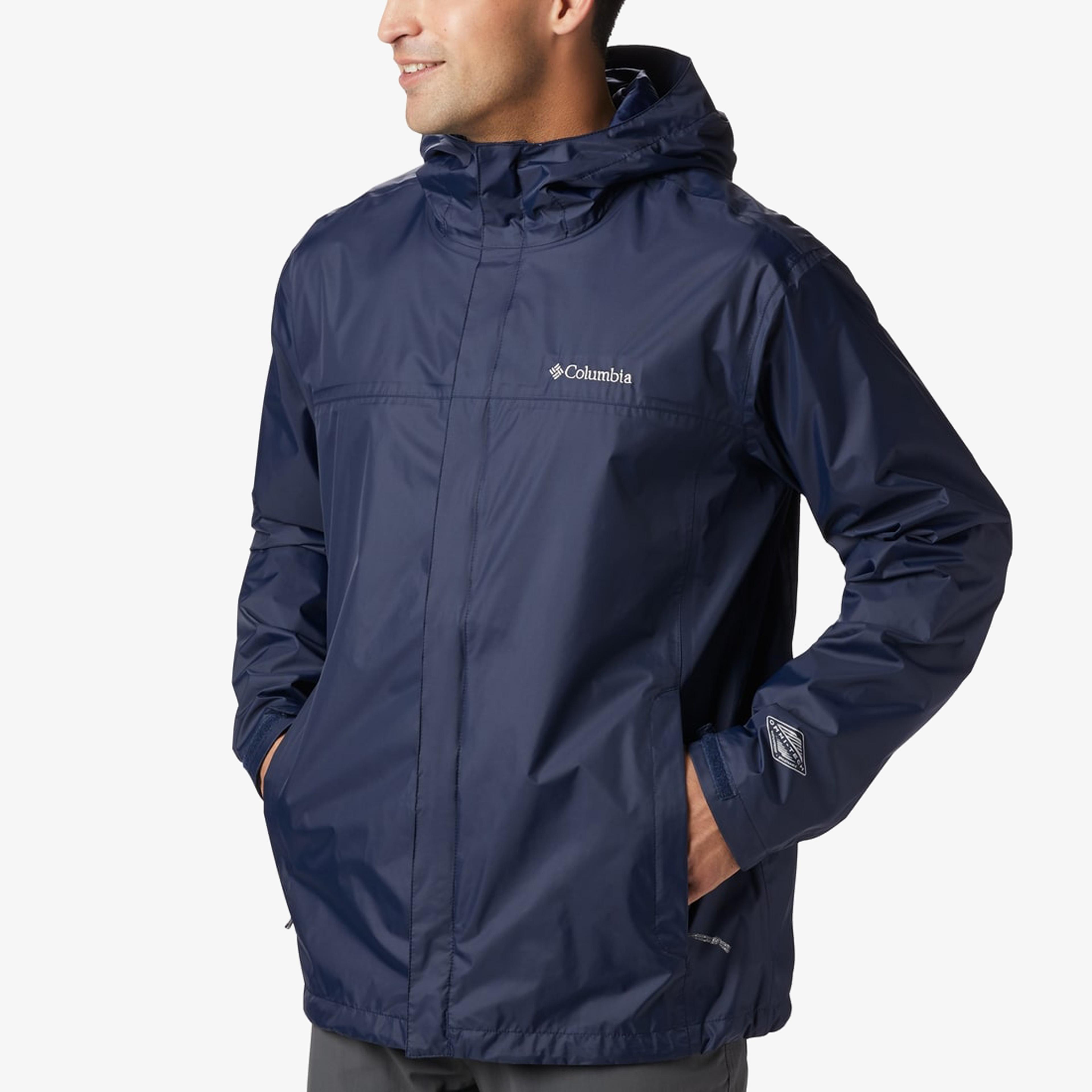 Columbia Rm2433 Watertight II Erkek Mavi Yağmurluk