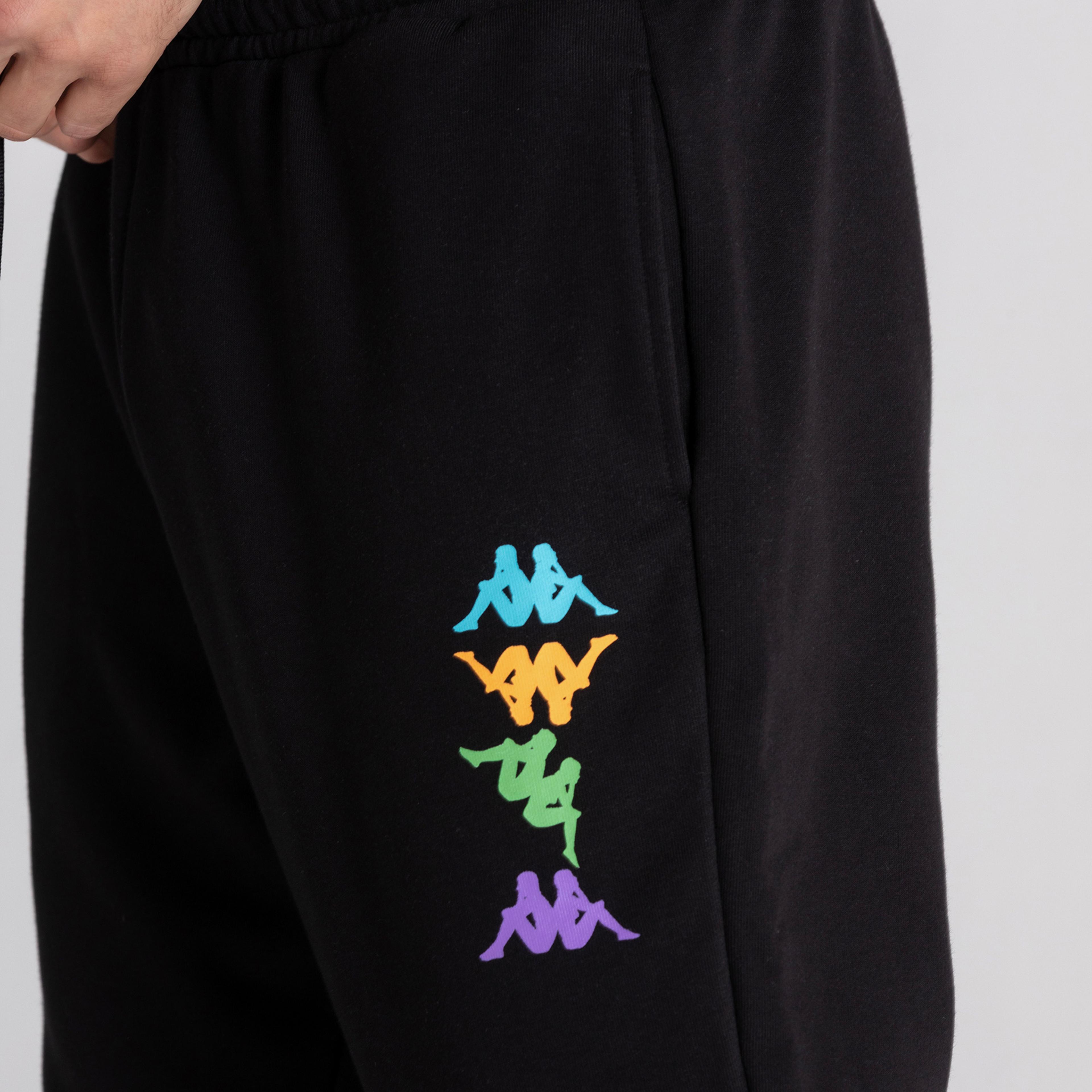 Kappa Authentic Lateck Erkek Siyah Eşofman Altı