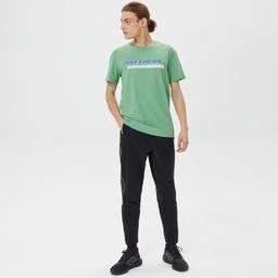 Skechers Big Logo Erkek Yeşil T-Shirt