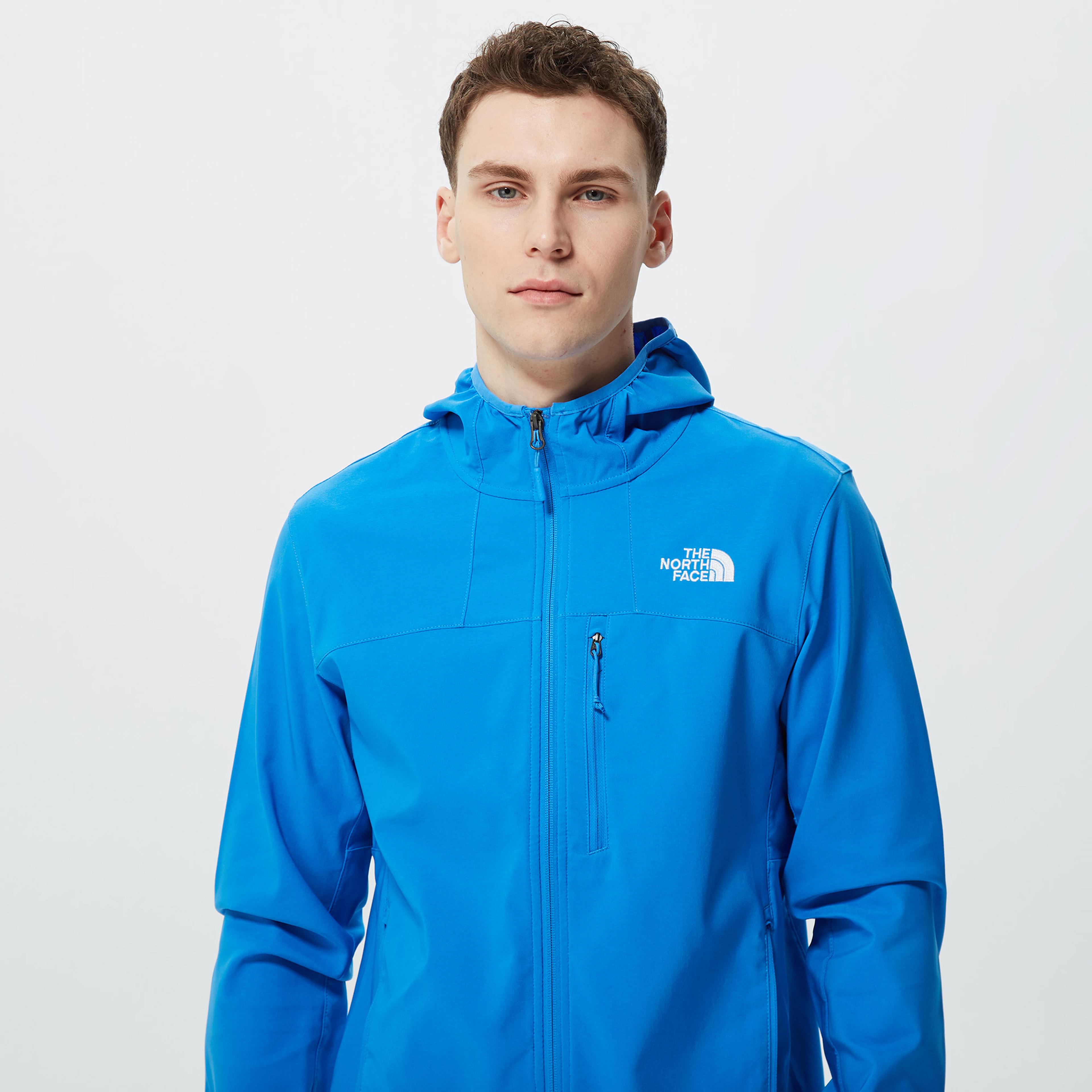 The North Face Nimble Hoodie Erkek Mavi Ceket