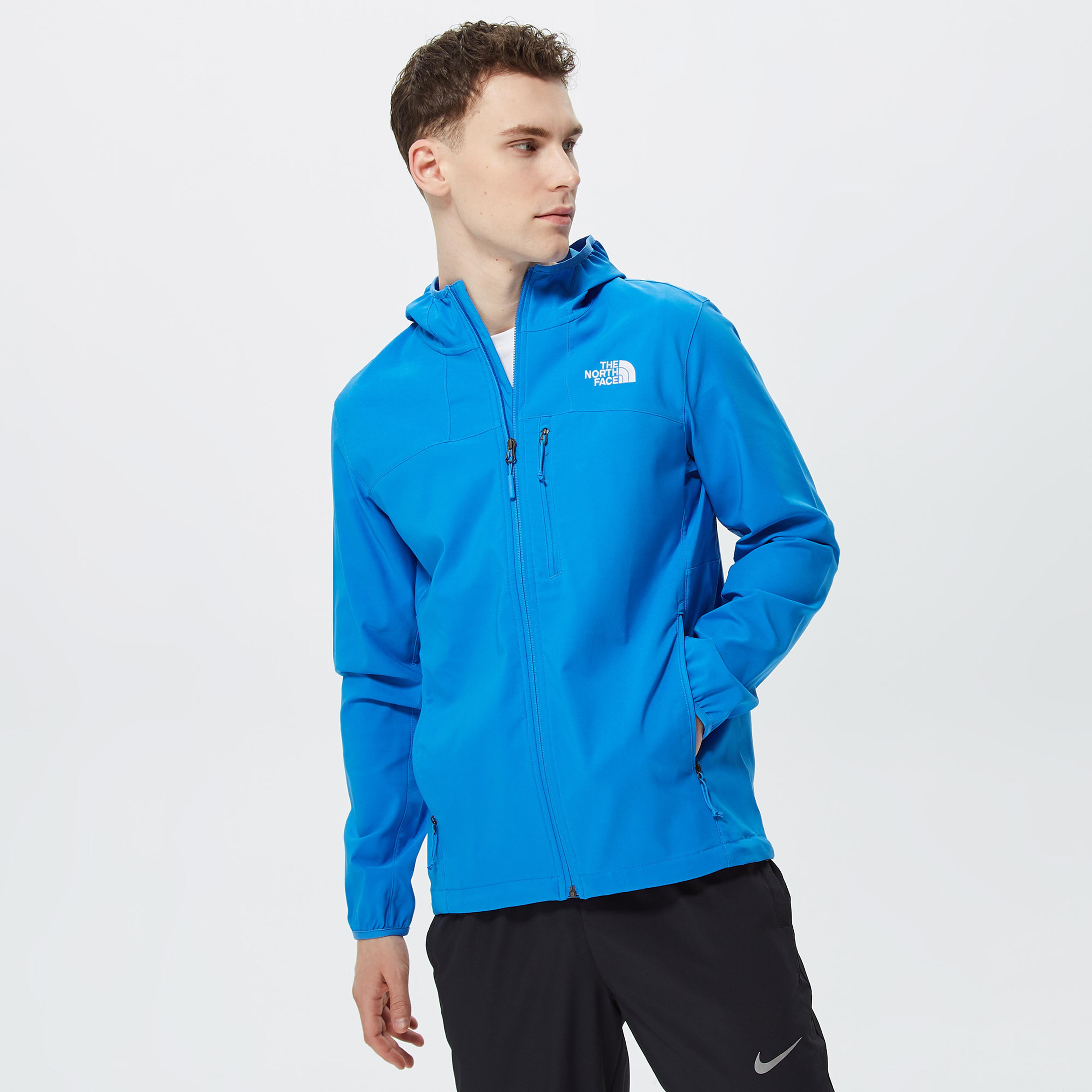 The North Face Nimble Hoodie Erkek Mavi Ceket