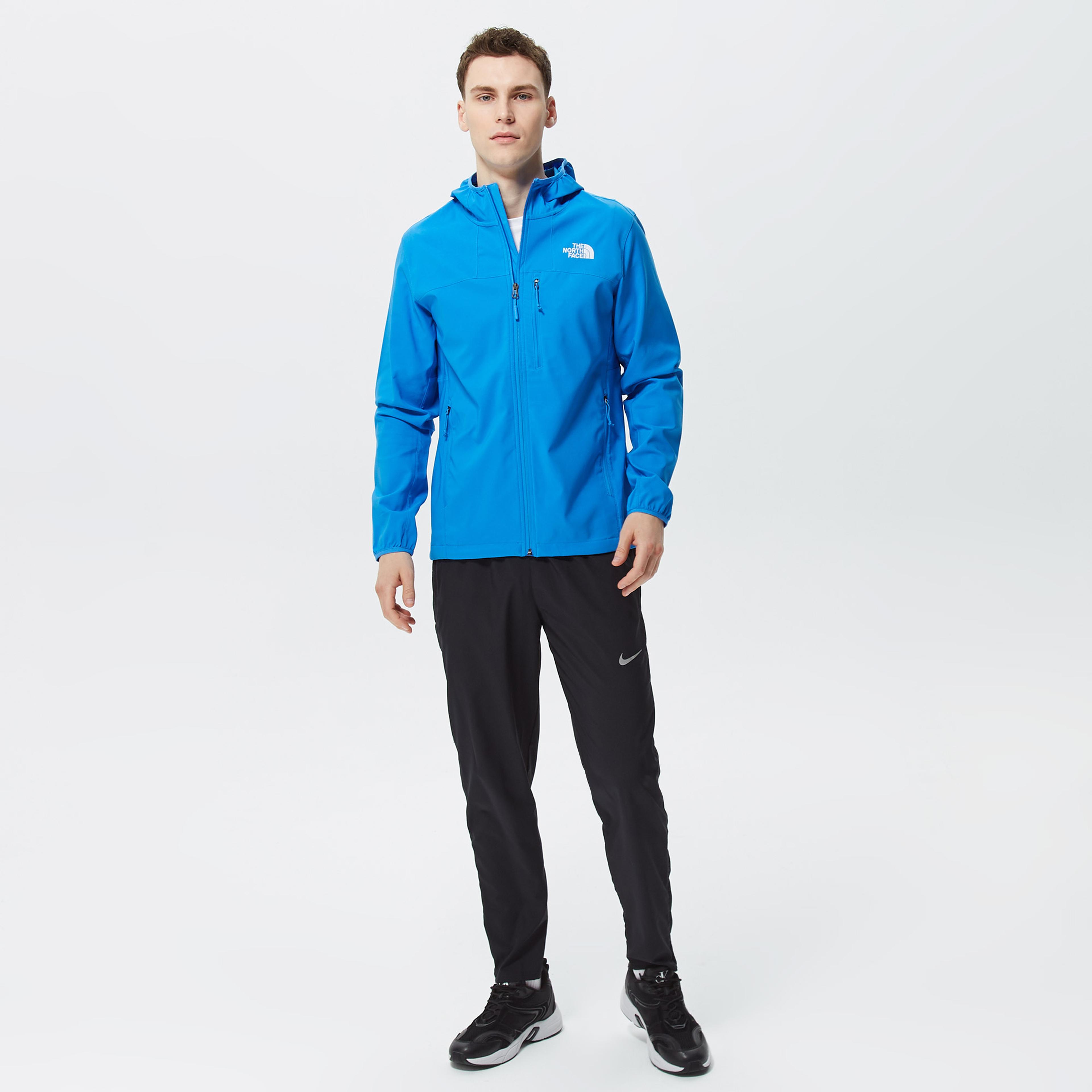 The North Face Nimble Hoodie Erkek Mavi Ceket
