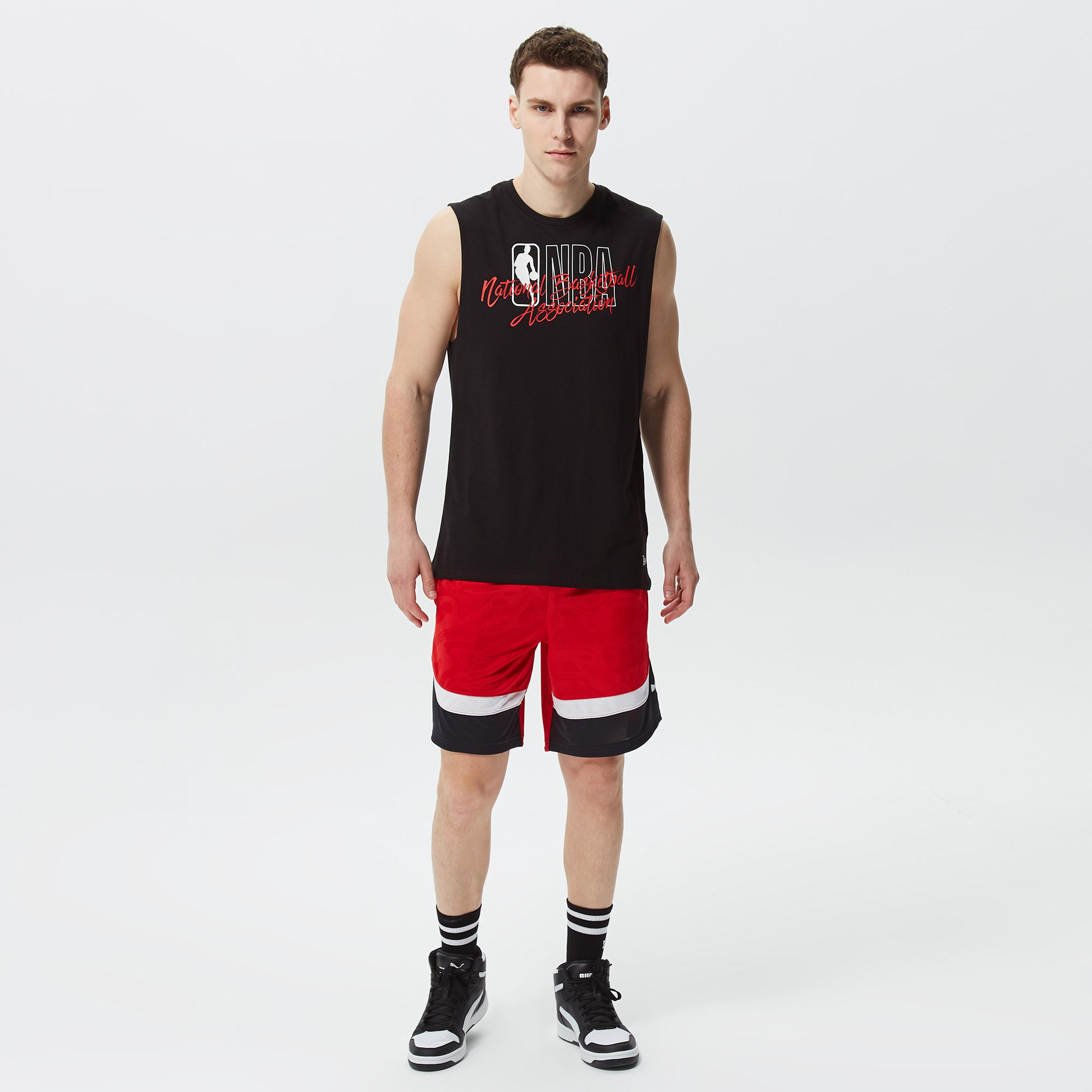 New Era Vest Erkek Siyah T-Shirt