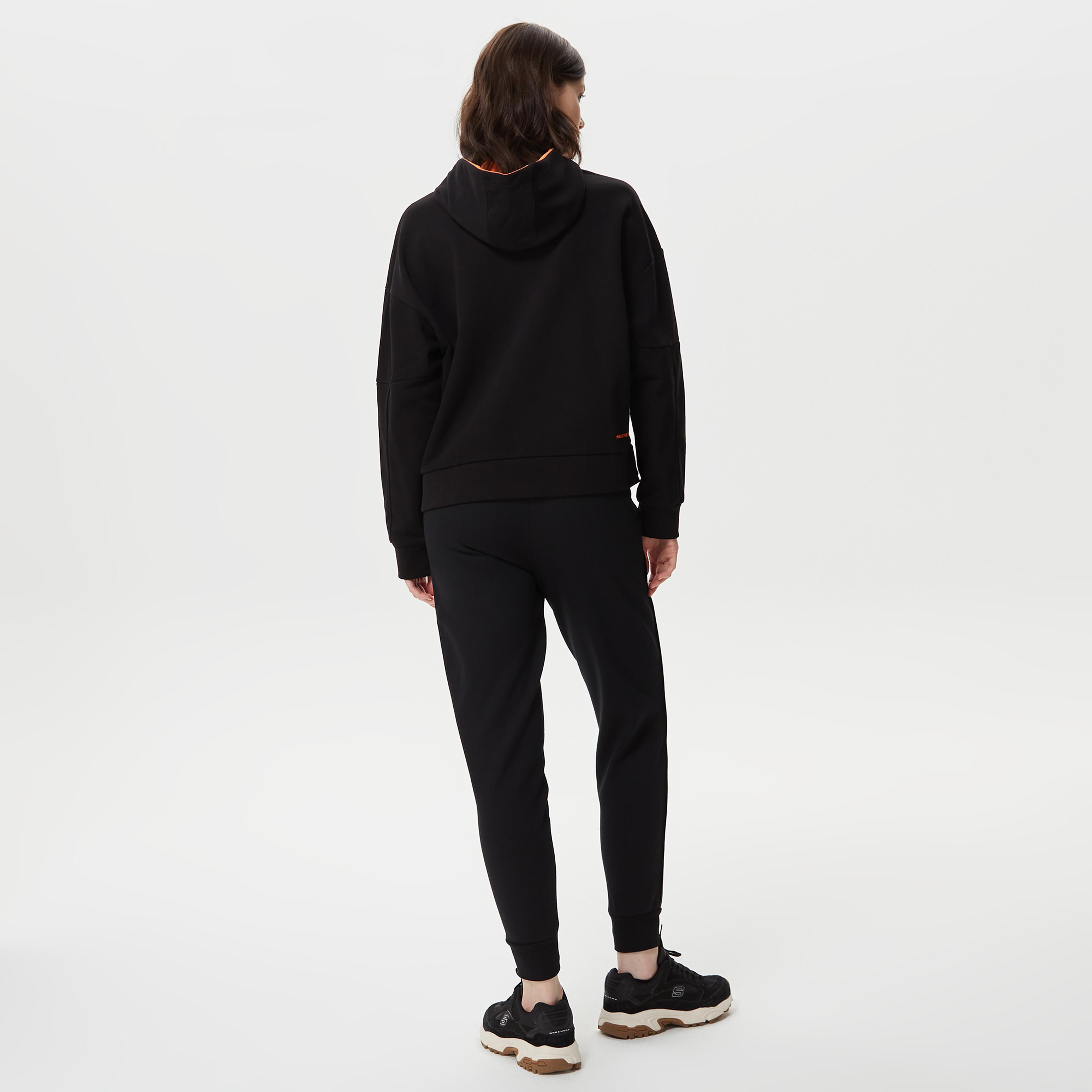Skechers Foil Covered Jogger Kadın Siyah Eşofman Altı
