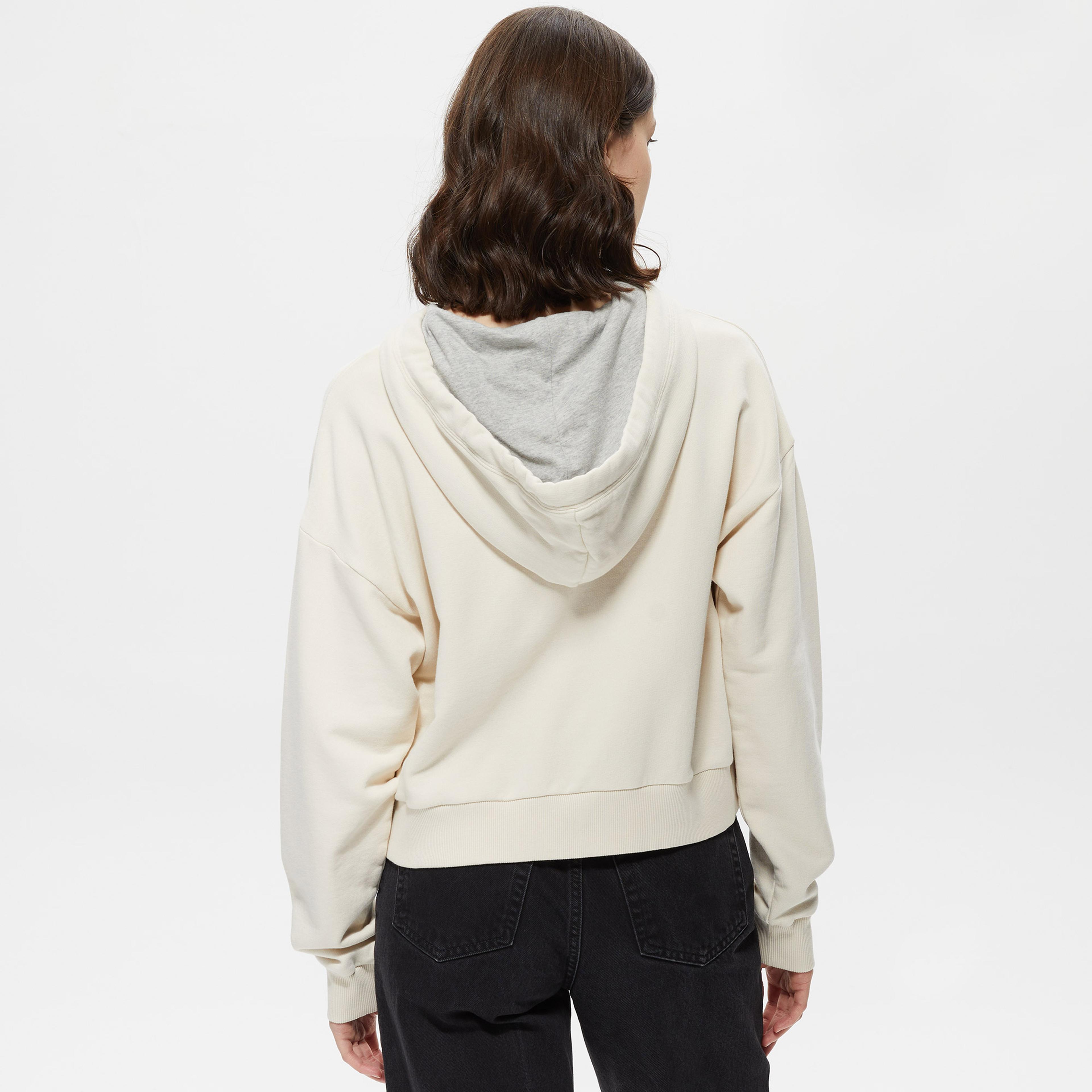 Napapijri Burgee S 1 Kadın Krem Hoodie