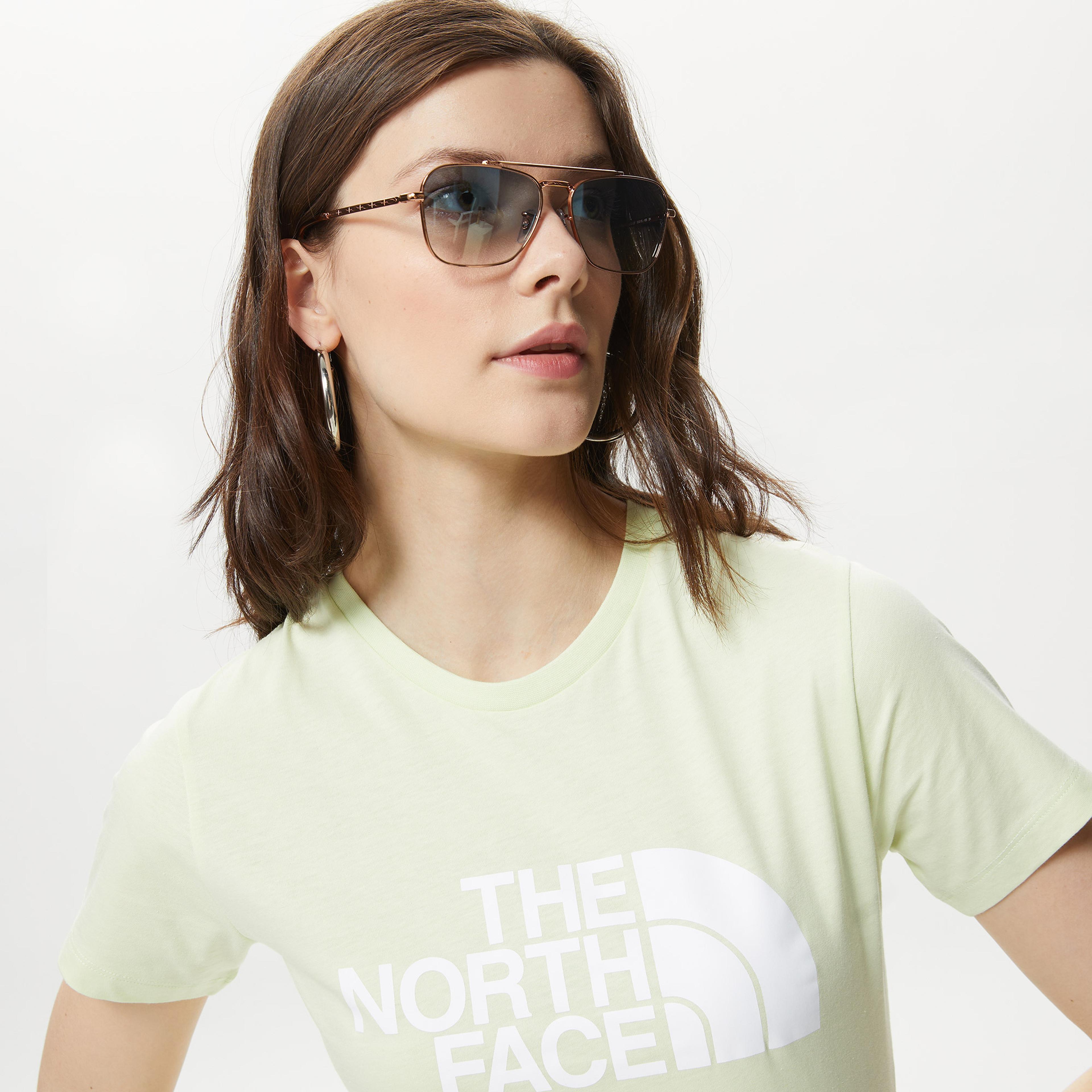 The North Face Easy Kadın Krem Rengi T-Shirt